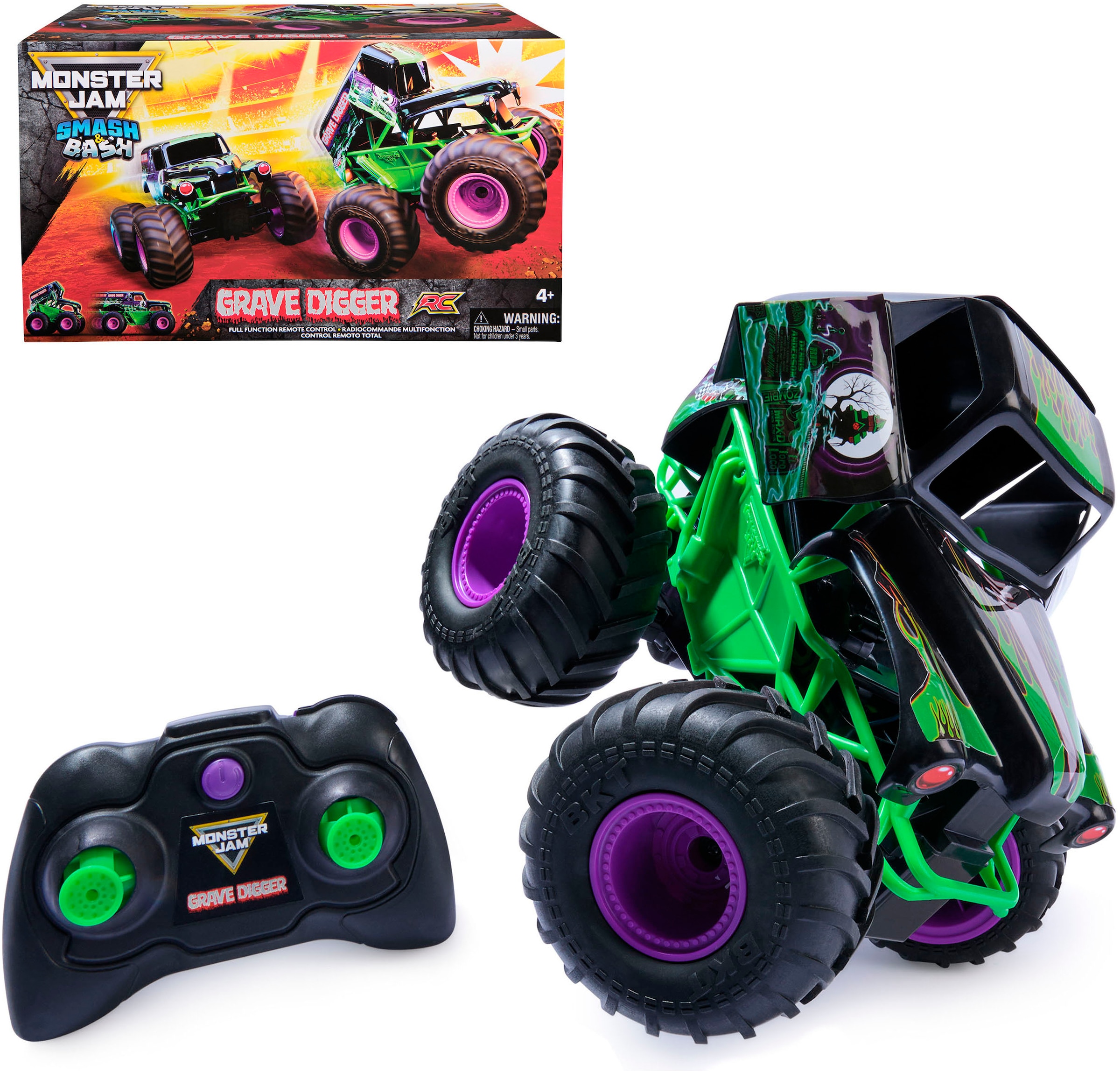 Image of Spin Master RC-Monstertruck "Monster Jam - Smash n Bash Grave Digger"