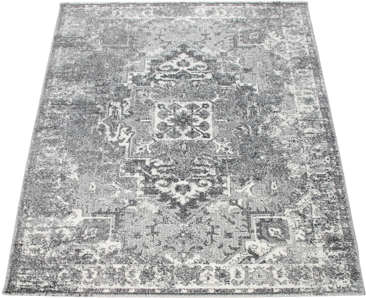 Image of Paco Home Teppich »Alabama 372«, rechteckig, 12 mm Höhe, Kurzflor, Orient-Optik, Vintage Design, Wohnzimmer bei Ackermann Versand Schweiz