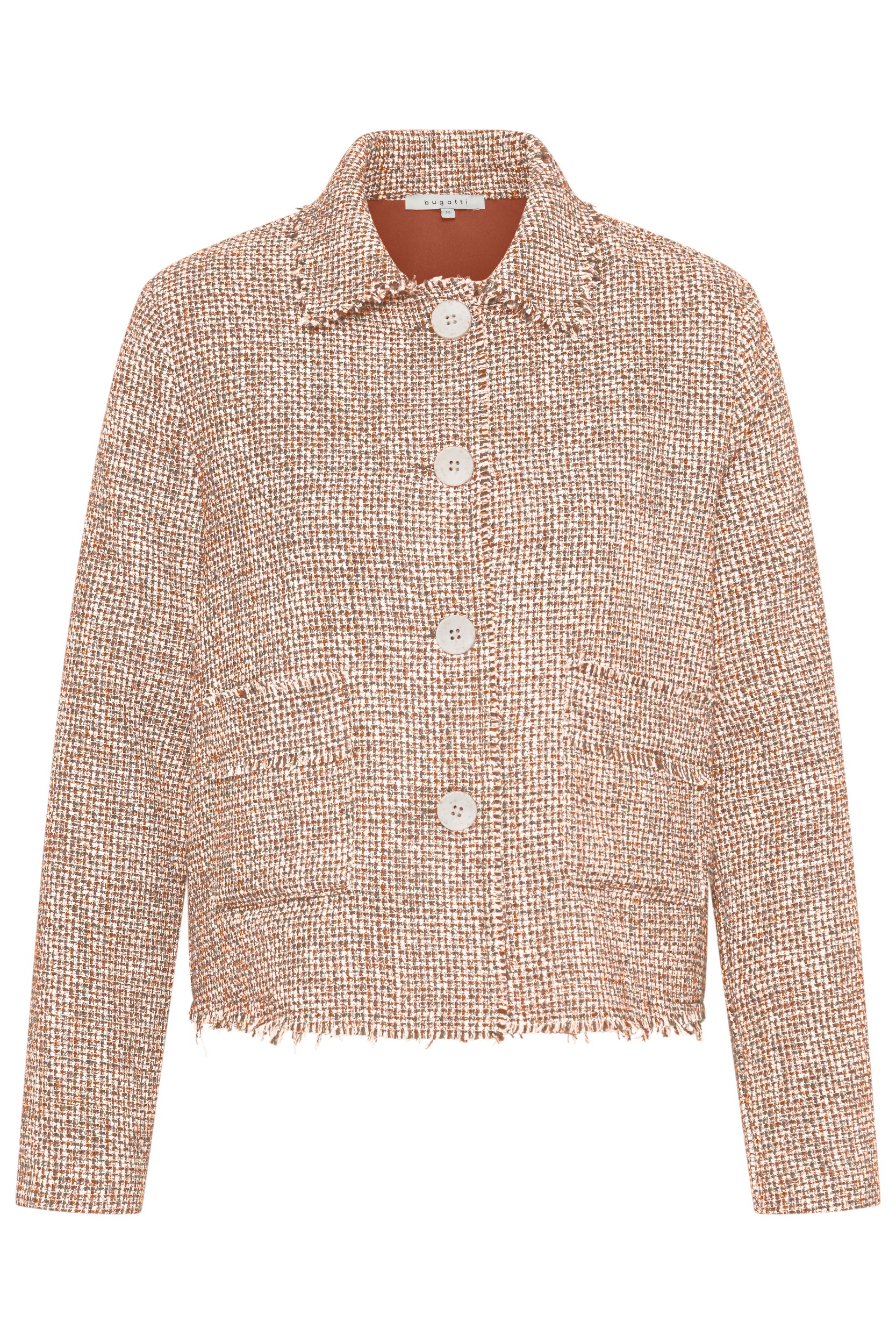 Image of bugatti Kurzjacke ohne Kapuze Baumwoll-Mix