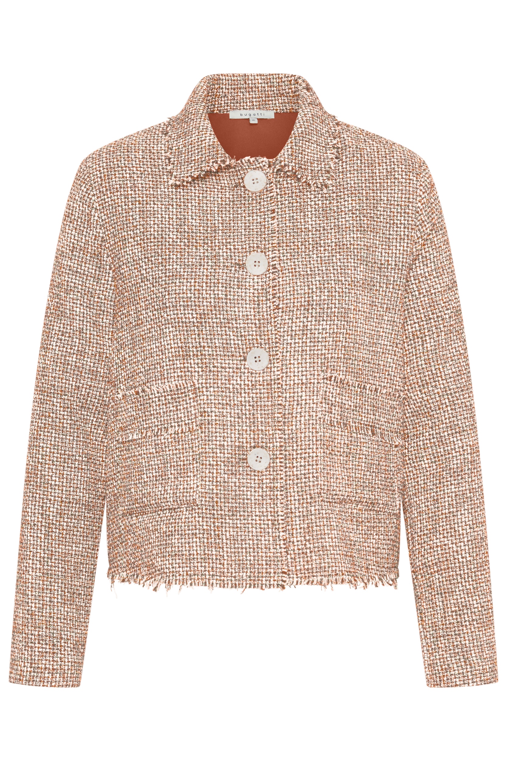 bugatti Langjacke, ohne Kapuze, Baumwoll-Mix