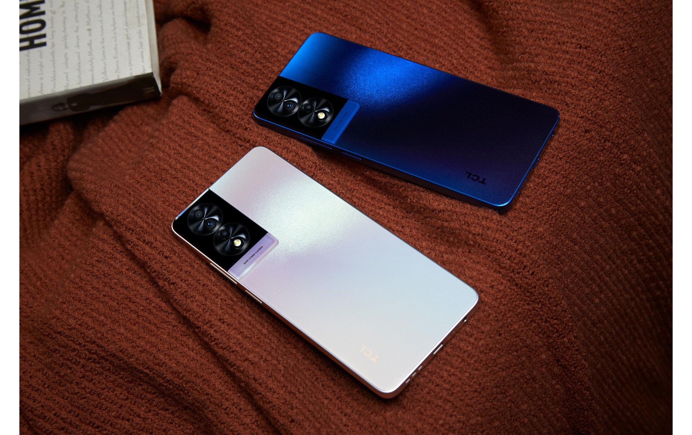 TCL Smartphone »40 NXTPAPER 256 GB Blau«, Blau, Schwarz