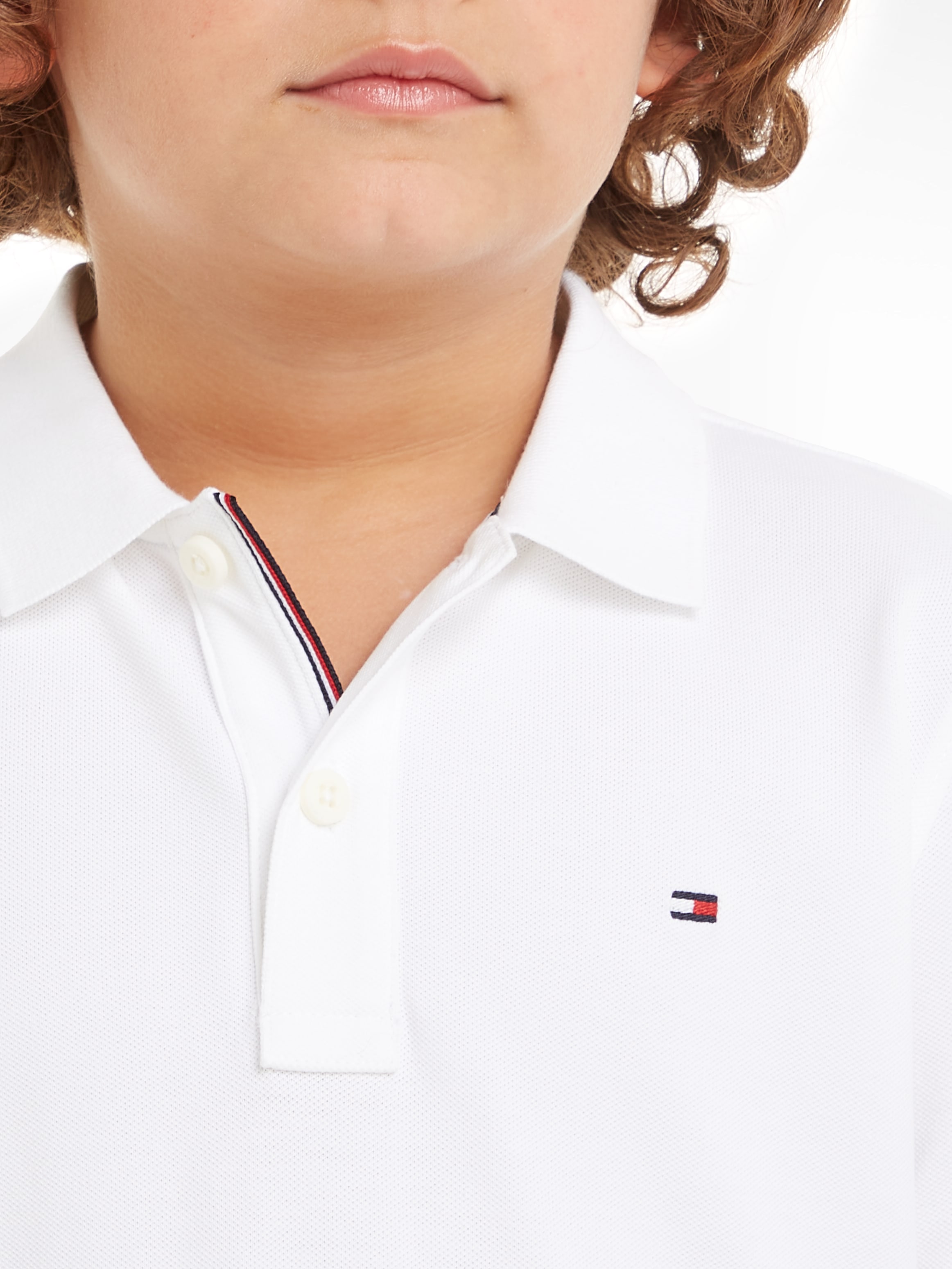 Tommy Hilfiger Poloshirt »ESSENTIAL POLO LS«, Kinder bis 16 Jahre mit Logostickerei