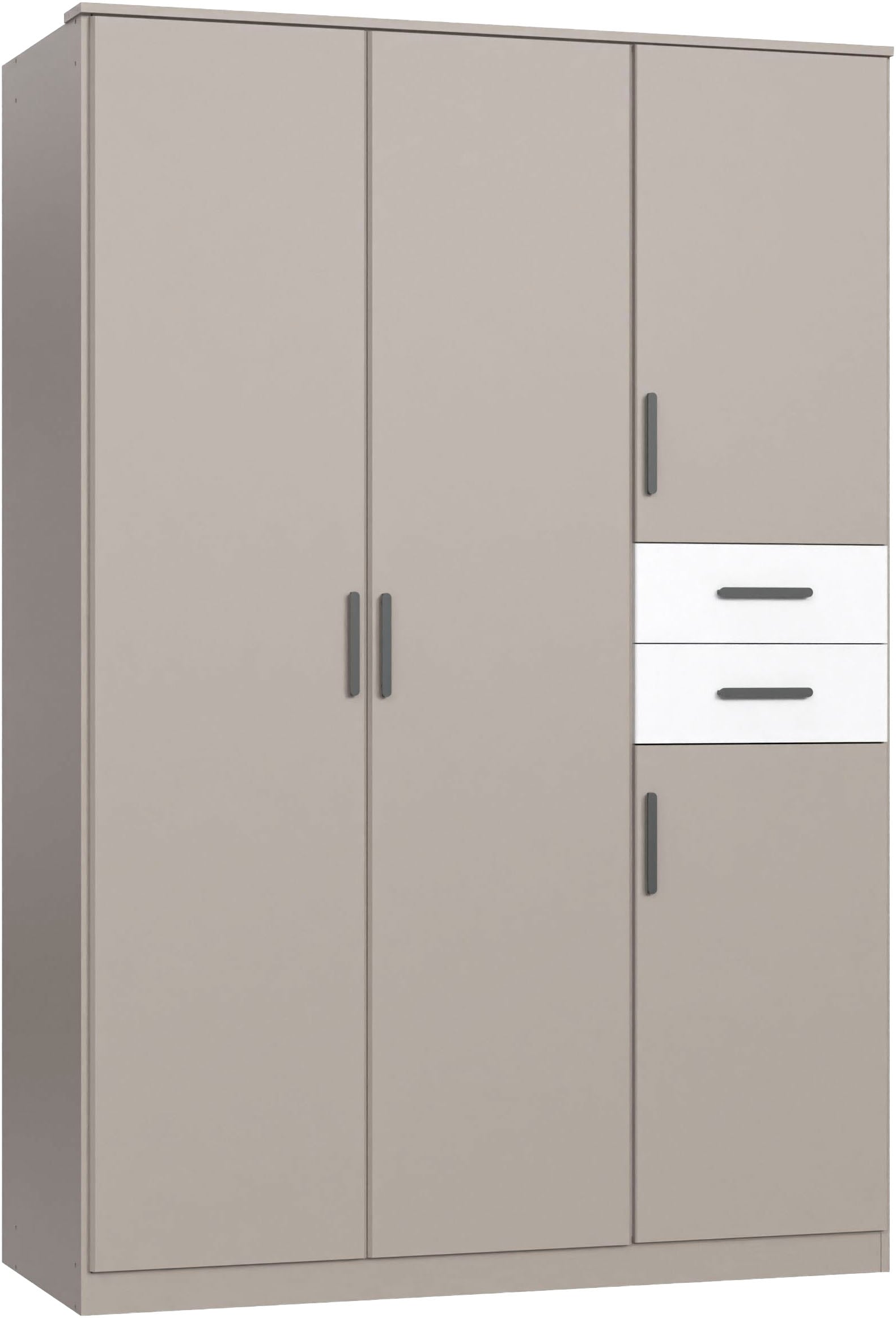 Image of Wimex Drehtürenschrank "Bahamas, Kleiderschrank in den Breiten 90cm oder 135cm erhältlich" mit zwei farblich abgesetzten Schubladen