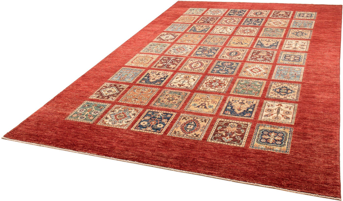 Image of morgenland Orientteppich »Ziegler - 296 x 191 cm - dunkelrot«, rechteckig, 6 mm Höhe, Wohnzimmer, Handgeknüpft, Einzelstück mit Zertifikat bei Ackermann Versand Schweiz