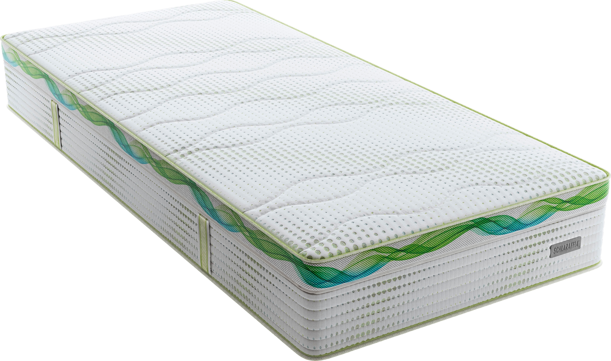 Schlaraffia Taschenfederkernmatratze »Aqua 1000 TFK«, 25 cm hoch, 1000 Federn, (1 St.), Matratze in diversen Grössen, Matratze mit nachhaltigem Matratzenbezug