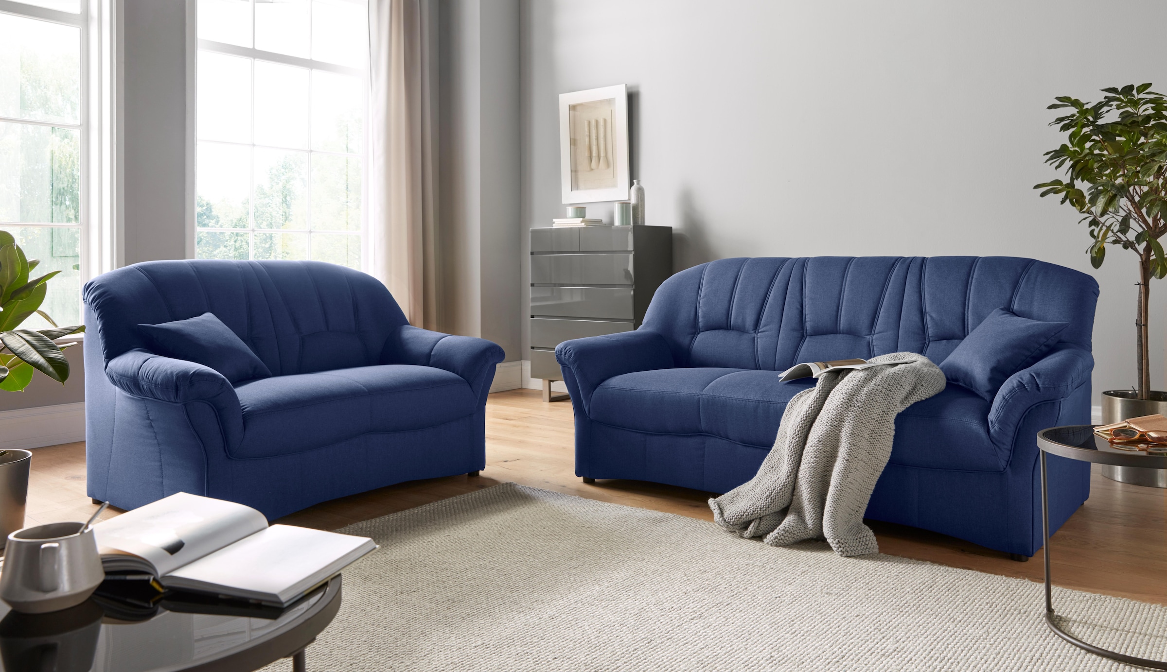 DOMO collection Polstergarnitur »Bahia«, (Set), 3-Sitzer & 2-Sitzer-Set