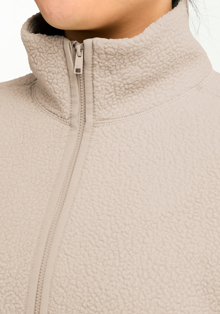 Jack Wolfskin Fleecejacke »LITE CURL FZ W« atmungsaktives Material, elastische Kanten, Reissverschlusstaschen
