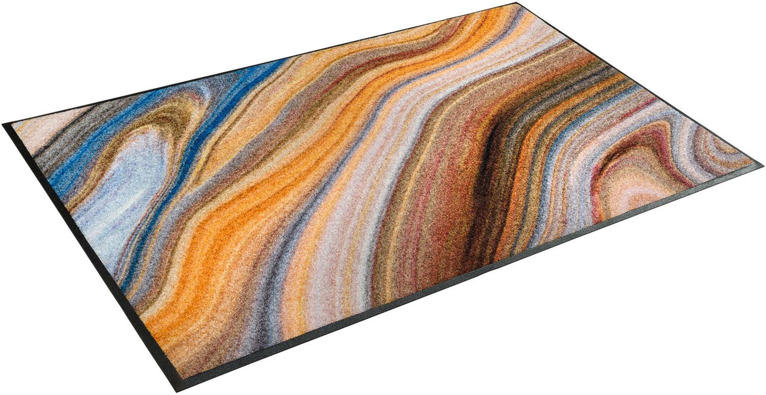 Image of wash+dry by Kleen-Tex Teppich »Granito«, rechteckig, 7 mm Höhe, rutschhemmend, waschbar, Wohnzimmer bei Ackermann Versand Schweiz