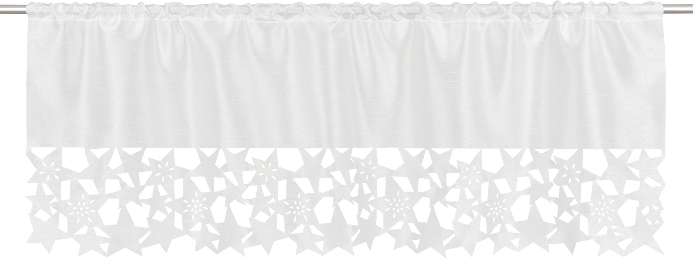 Image of my home Gardine »Stella«, (1 St.), halbtransparent Seiden Optik mit Sternen bei Ackermann Versand Schweiz