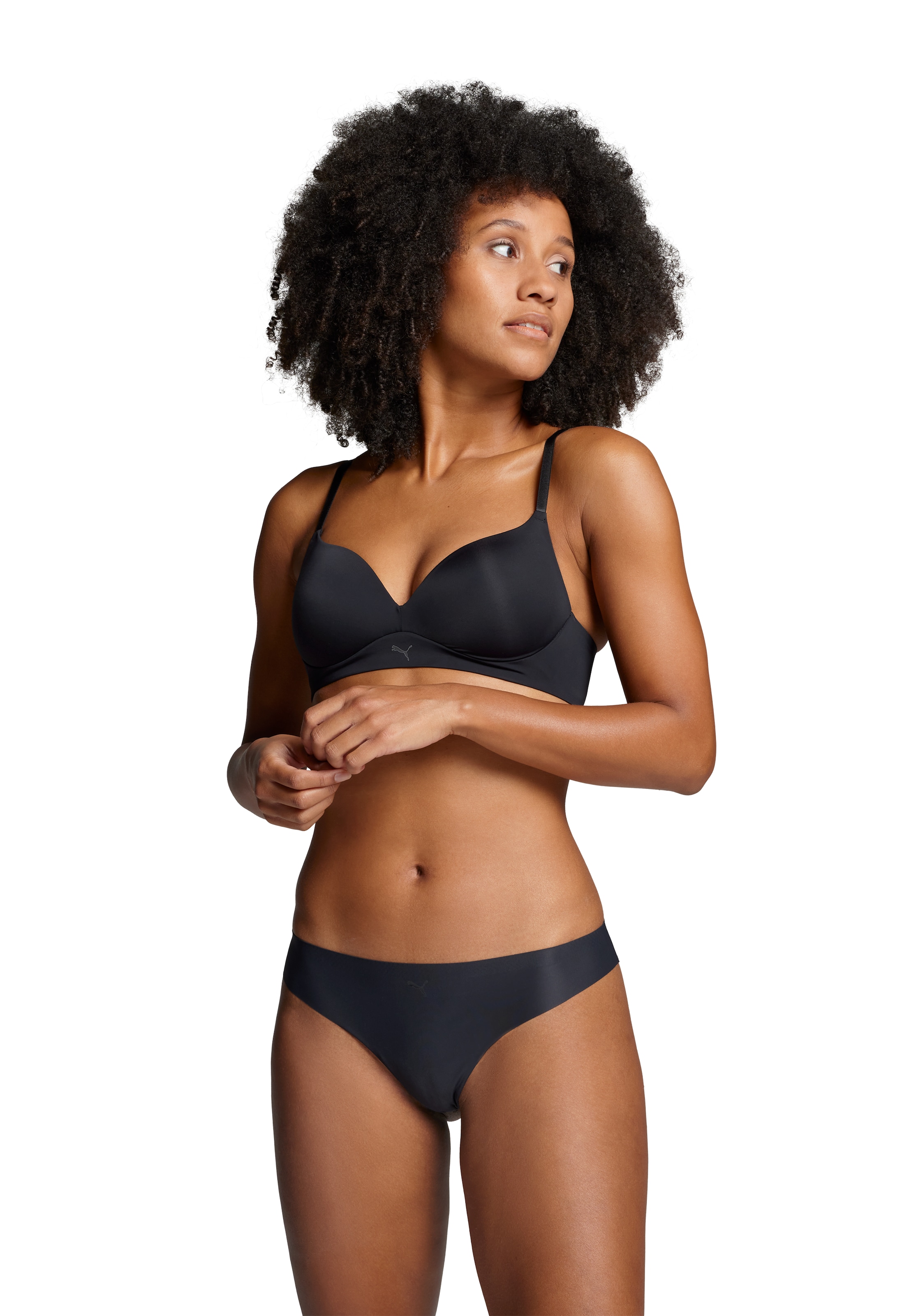 PUMA Bügelloser BH »PUMA WOMEN SOFT PADDED BRA«, Weiche Wattierung, Vorgeformte Körbchen