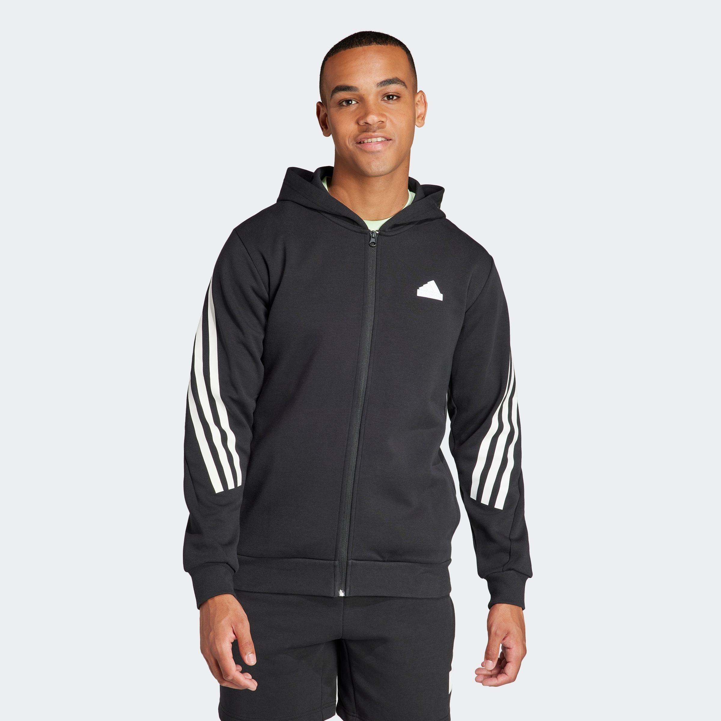 Image of adidas Sportswear Kapuzensweatshirt "M FI 3S FZ"
