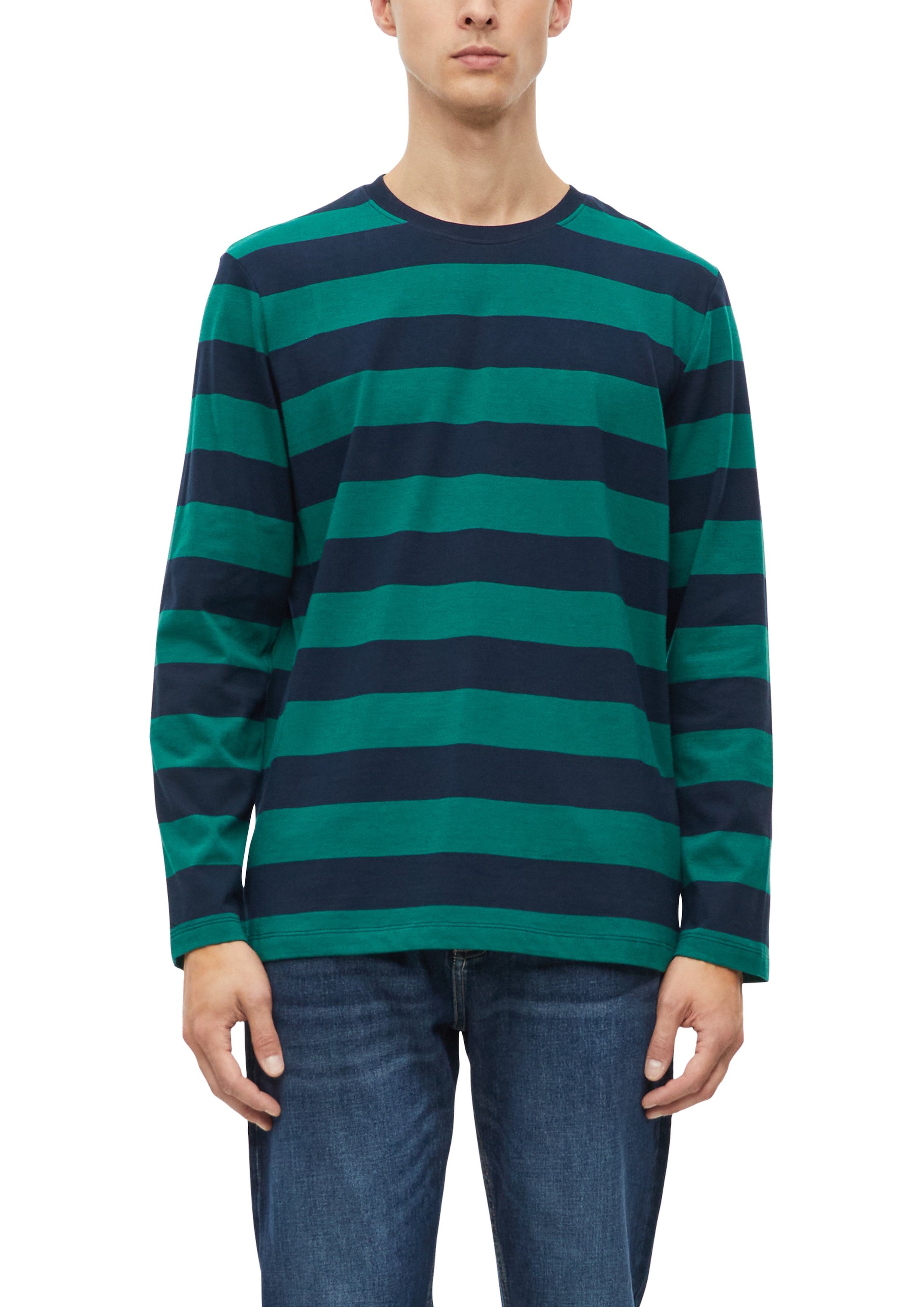 Image of s.Oliver Langarmshirt im Streifen-Look / Baumwolle / Rundhals