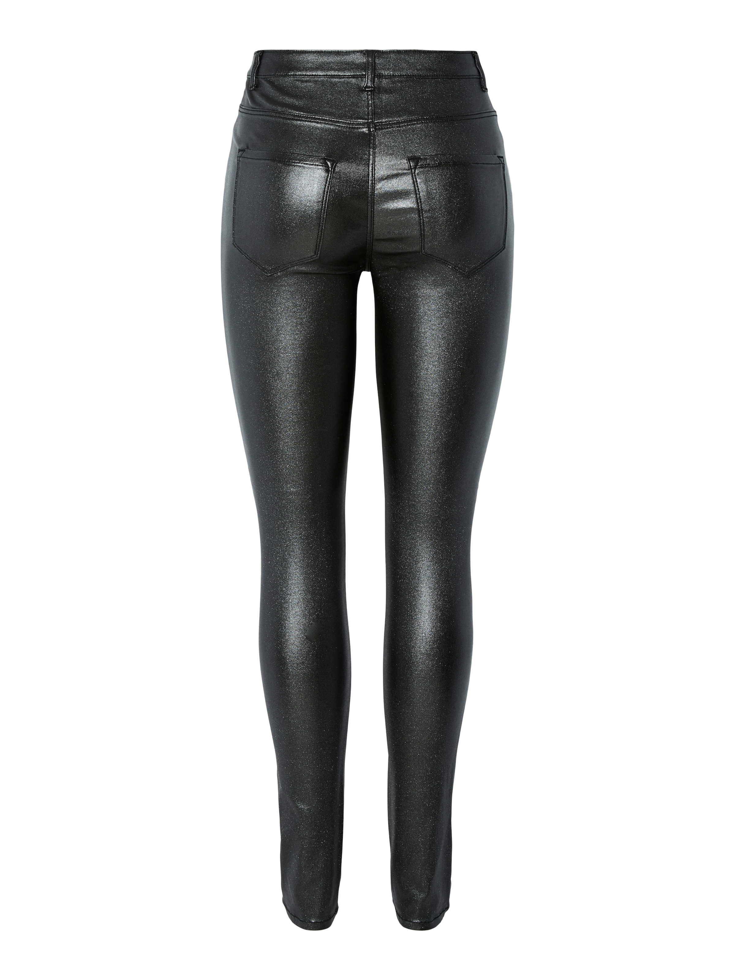 pieces Jeggings »PCHIGHSKIN WEAR GLITTER JEGGINGS NOOS BC«  mit Glitzer-Effekt