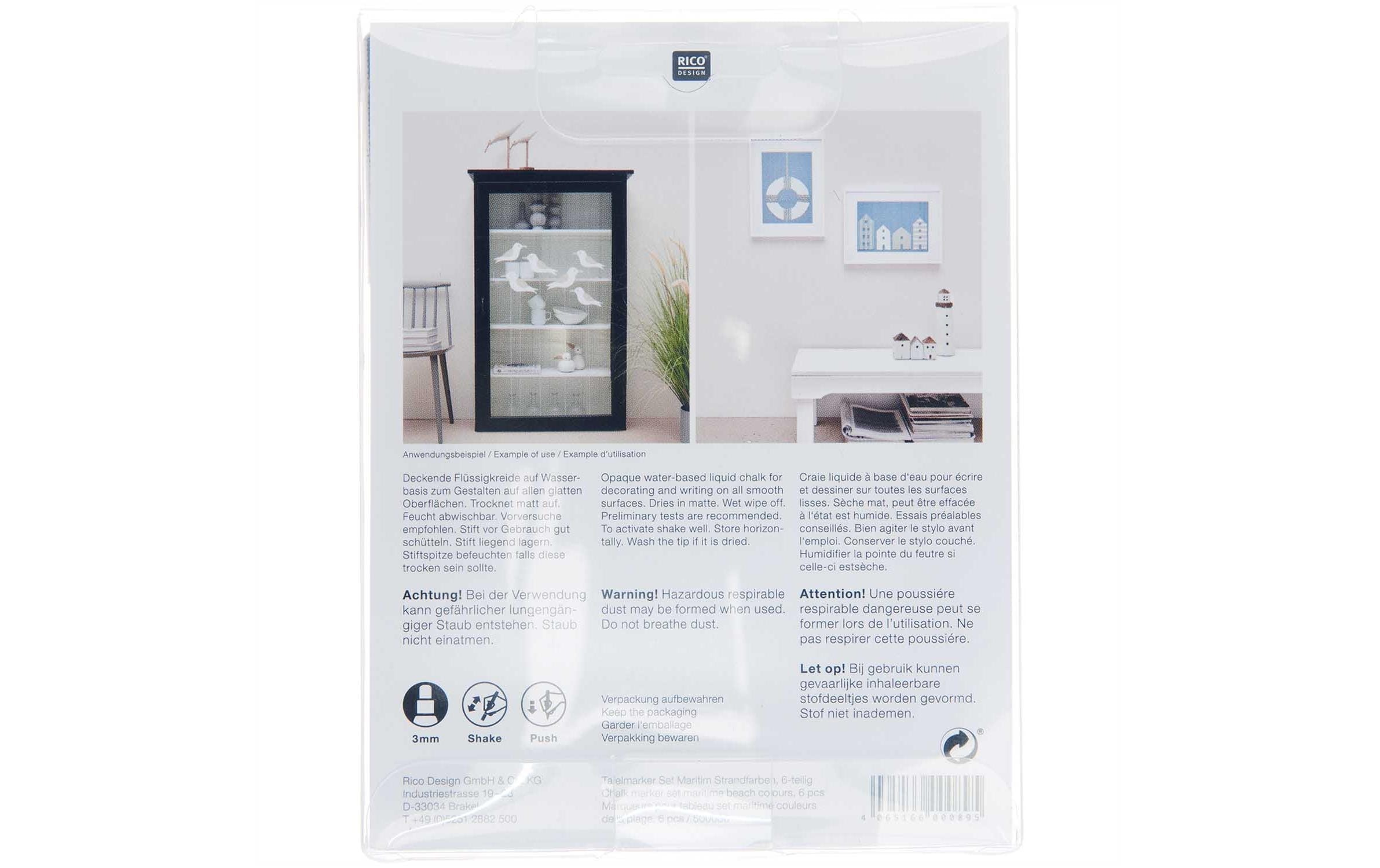 Rico-Design Verlag Kreativset »6 Stück«, (6 tlg.)