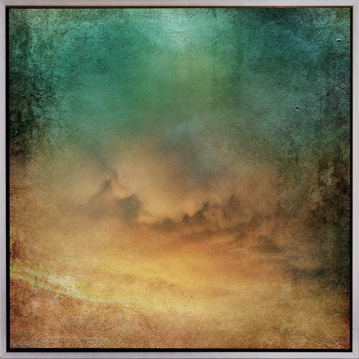 queence Tableau sur toile »Wolken« Abstrait | Abstrait | Art | Moderne finition avec cadre à joint creux