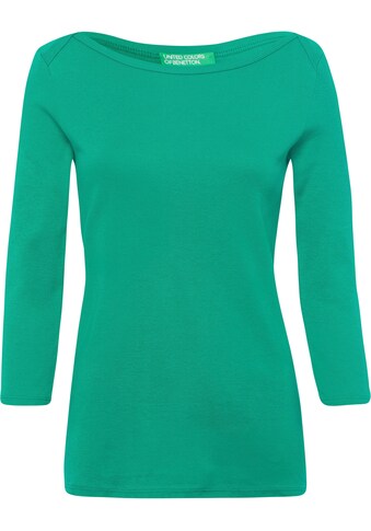 United Colors of Benetton 3/4-Arm-Shirt, im Basic-Look kaufen