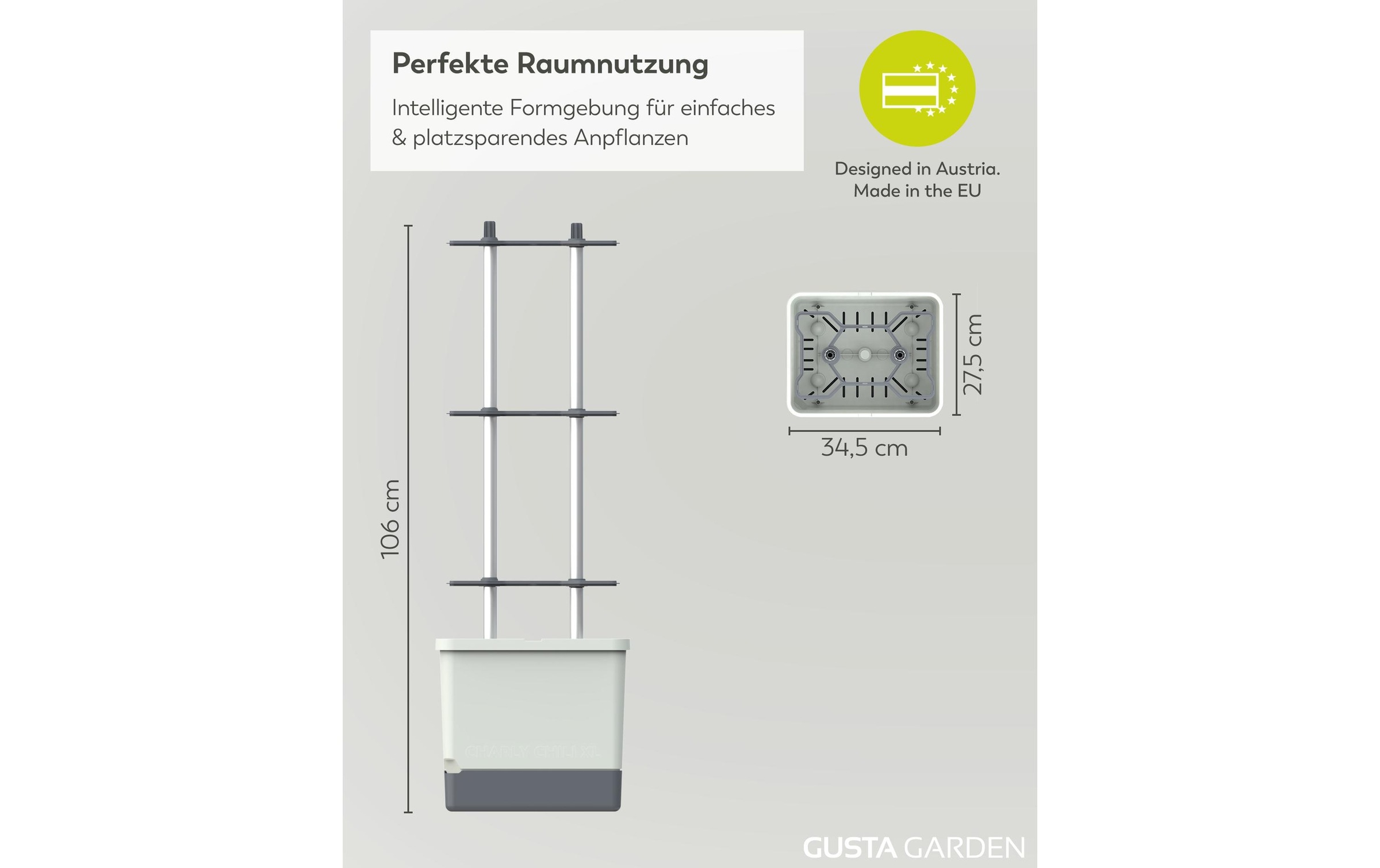 Gusta Garden Anzuchttopf »Charly Chili XL«