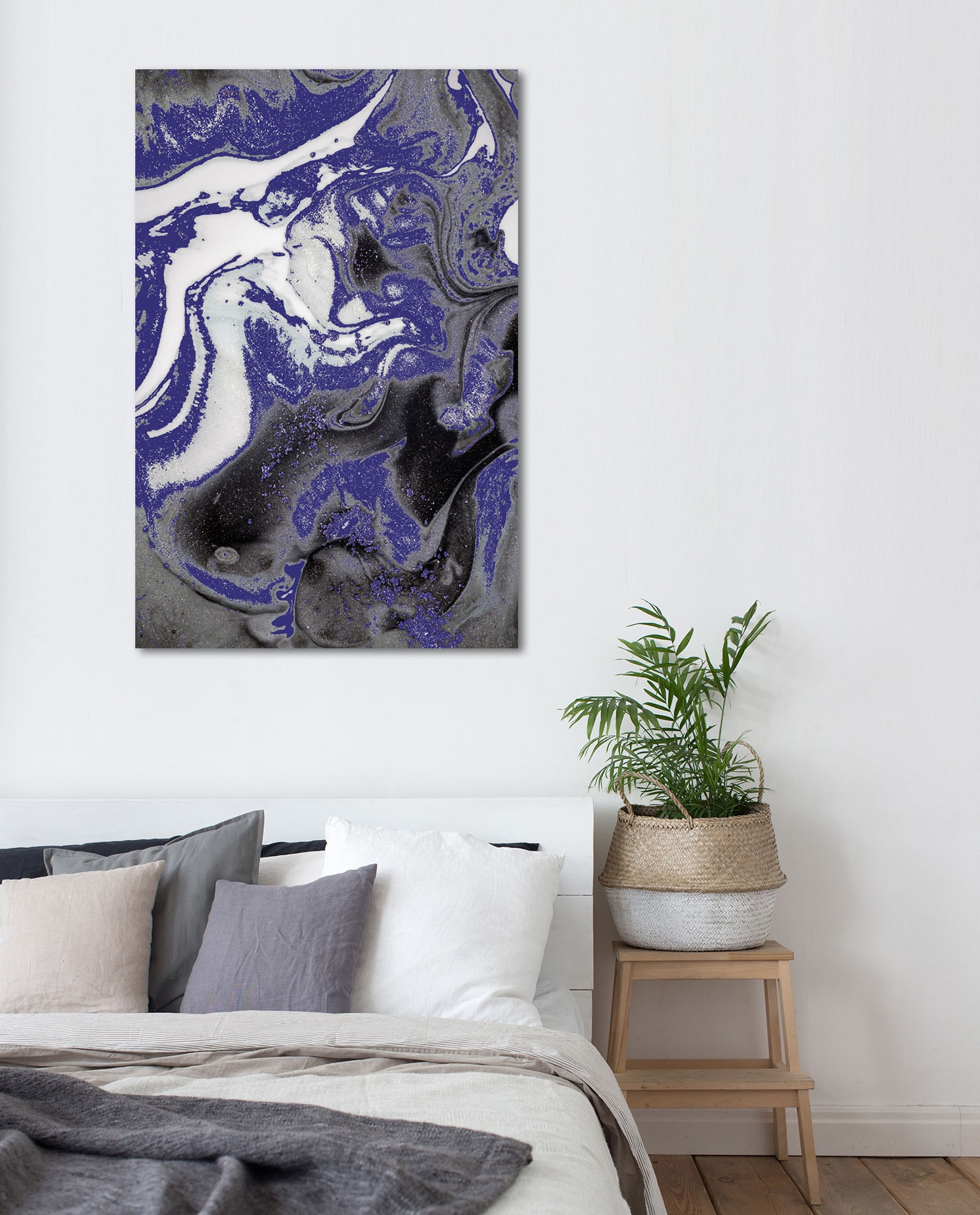 queence Acrylglasbild »Abstrakte Kunst«, Kunst-Gemälde-Abstrakt-klassische Fantasie, in Marmor-Optik