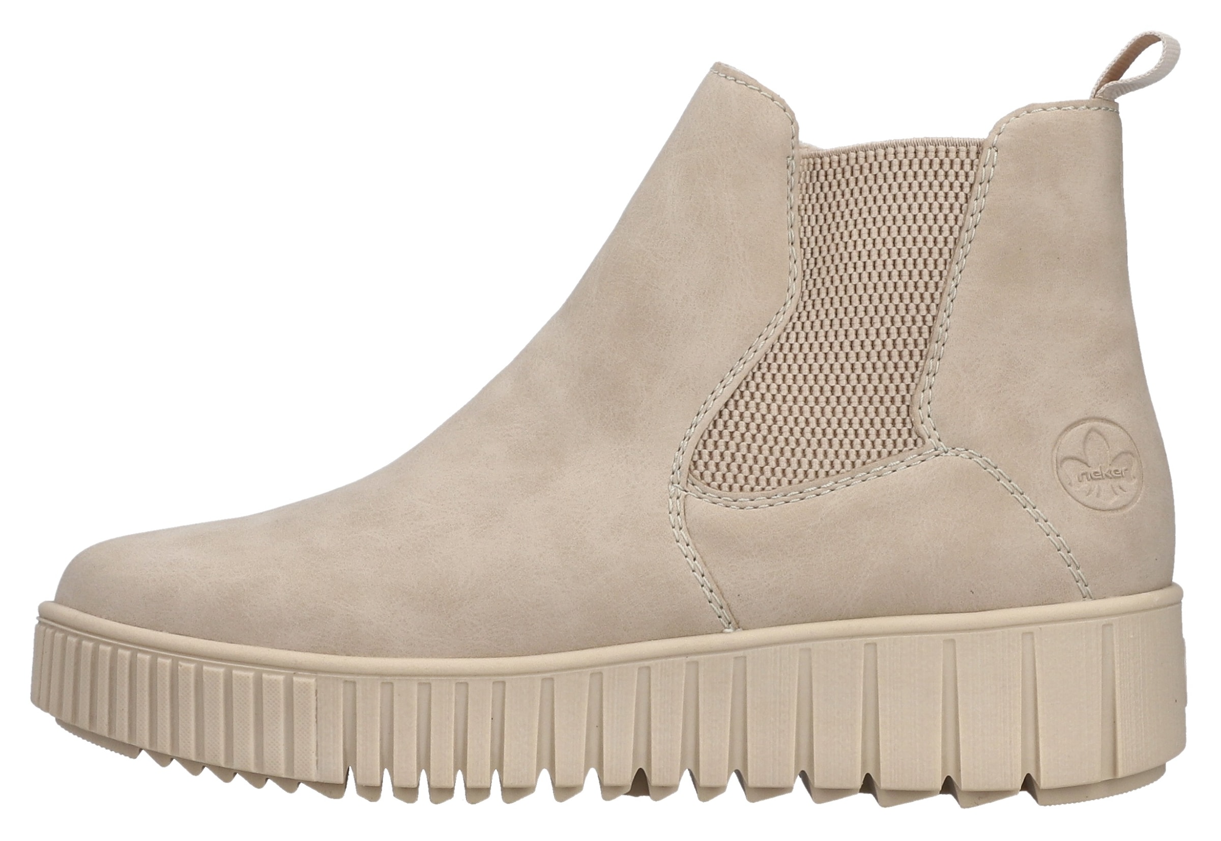 Rieker Bottes d'hiver  chelsea boots, sneakers à plateforme, bottines, fermeture éclair et stretch