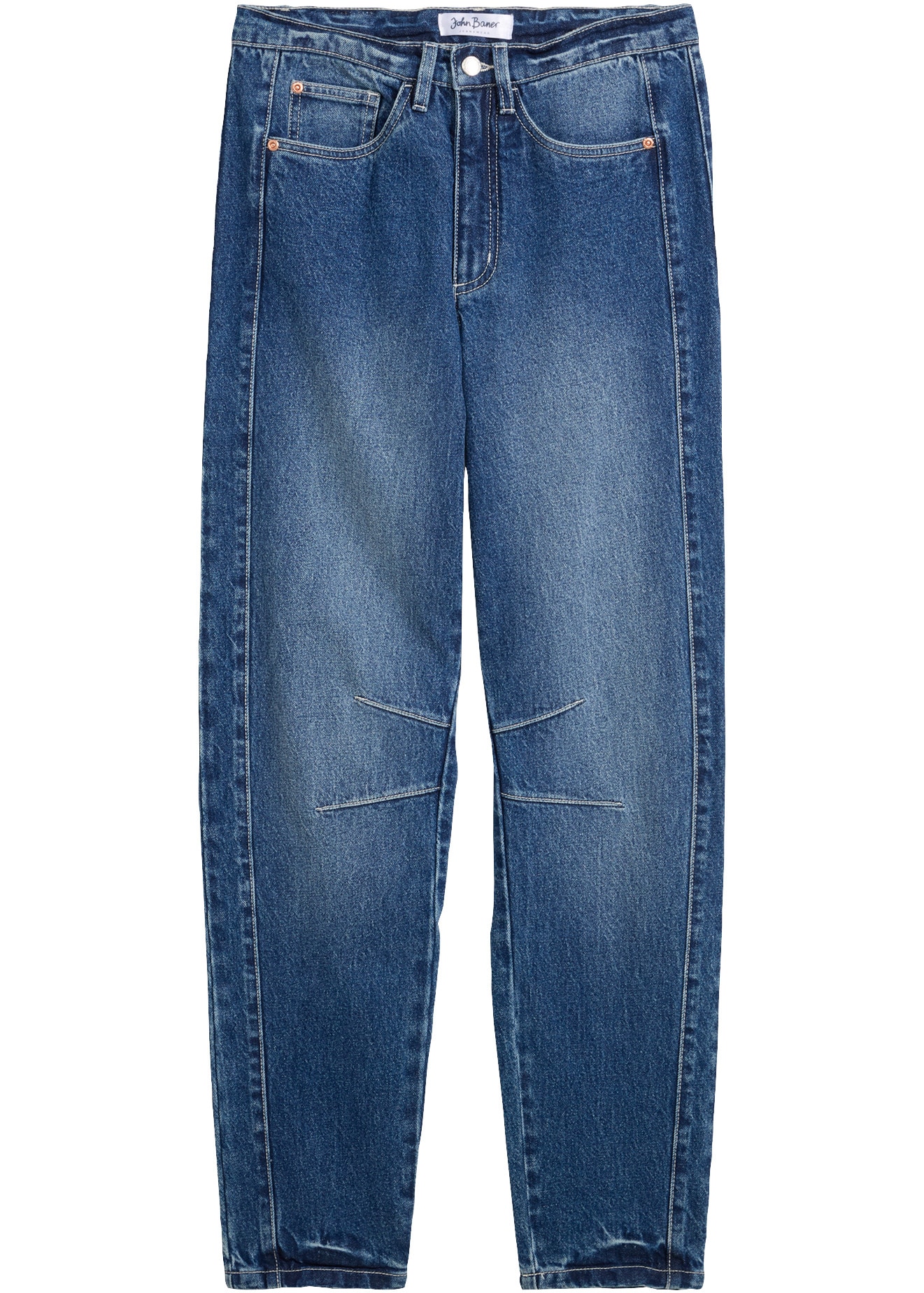 bonprix Mom-Jeans mit hohem Bund, Loose Fit, im Casual-Stil