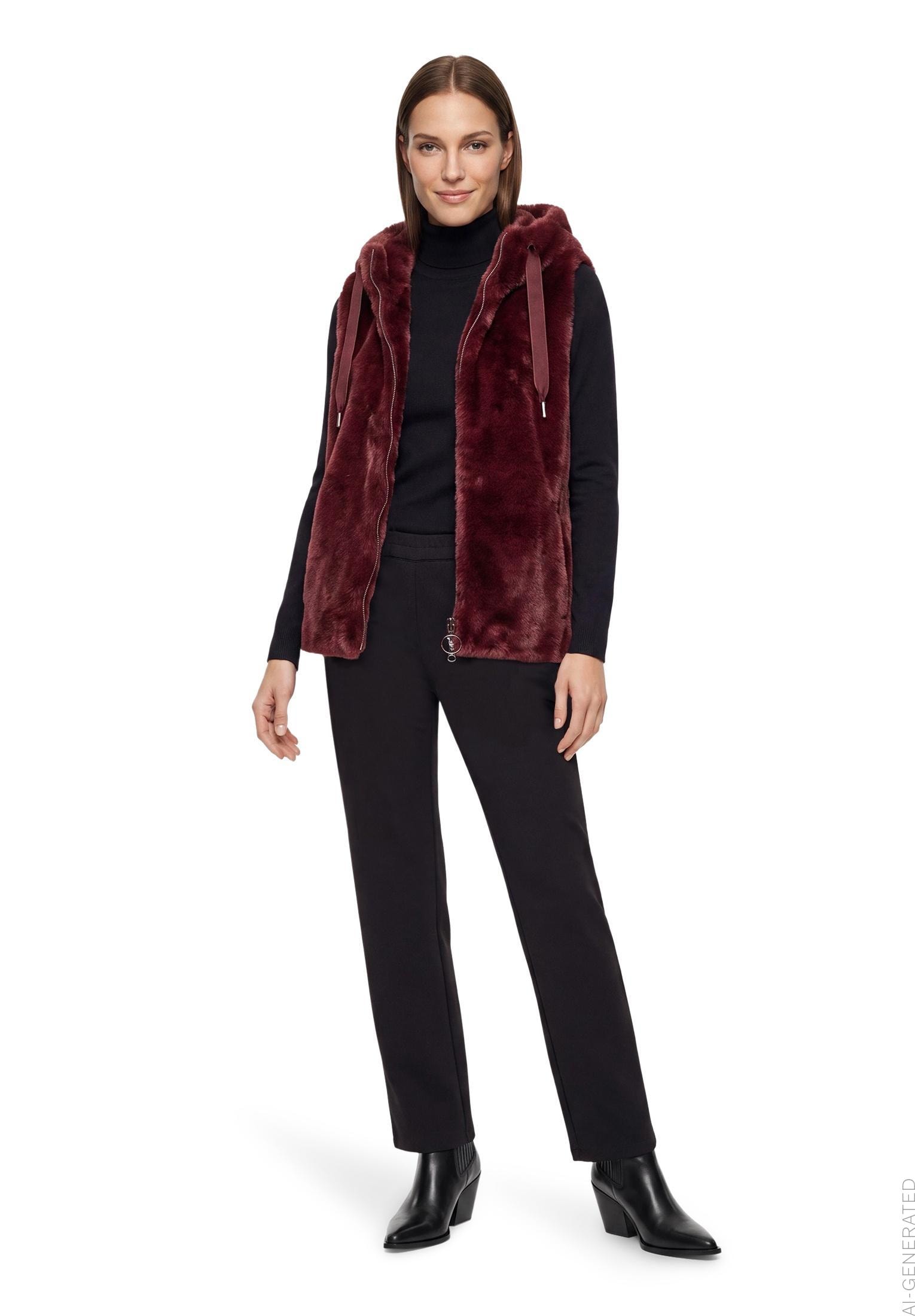 Betty Barclay Gilet en peluche avec capuche
