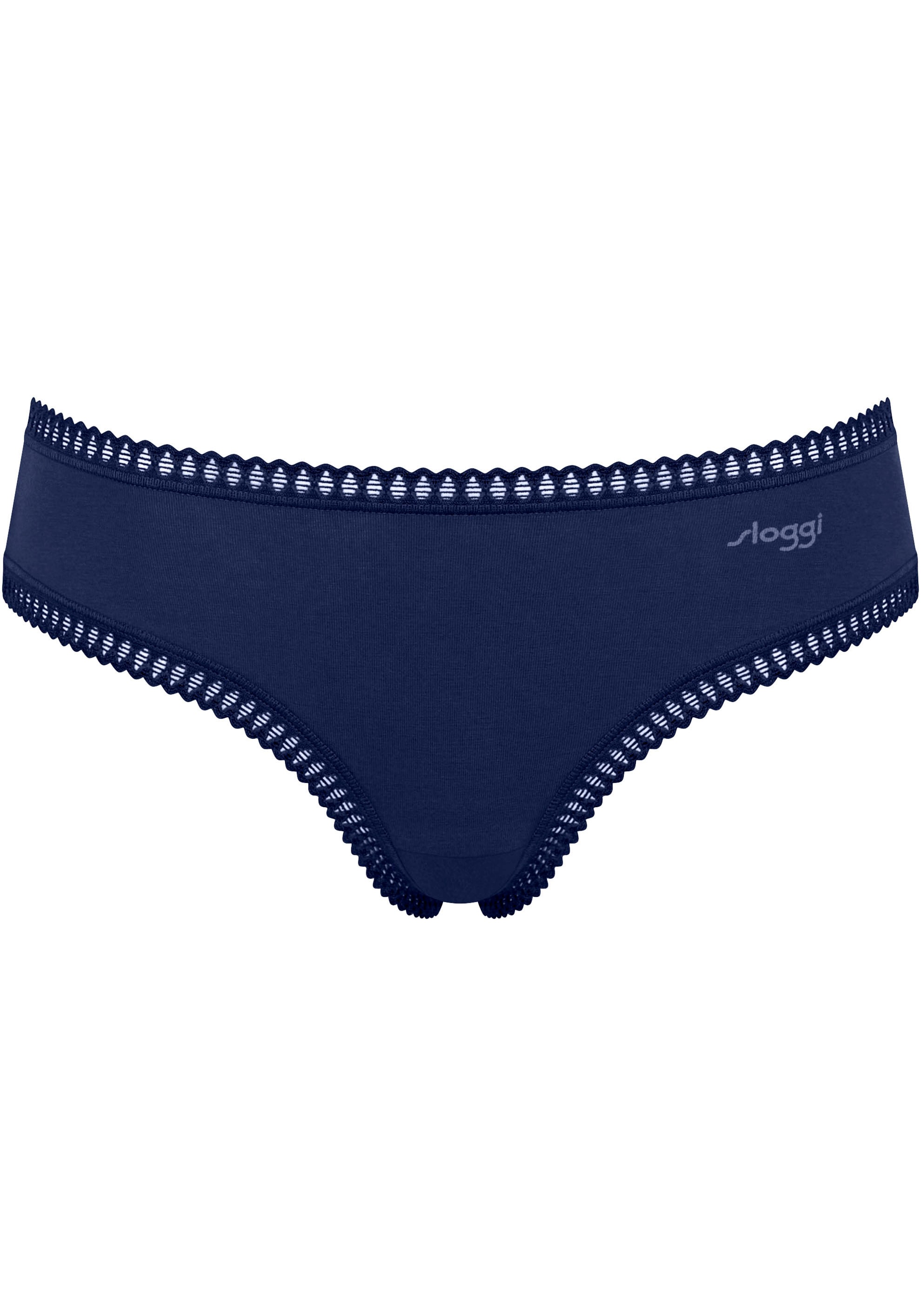 sloggi Slip »GO Crush Hipster C3P«, (3er Pack), mit Spitzendetails