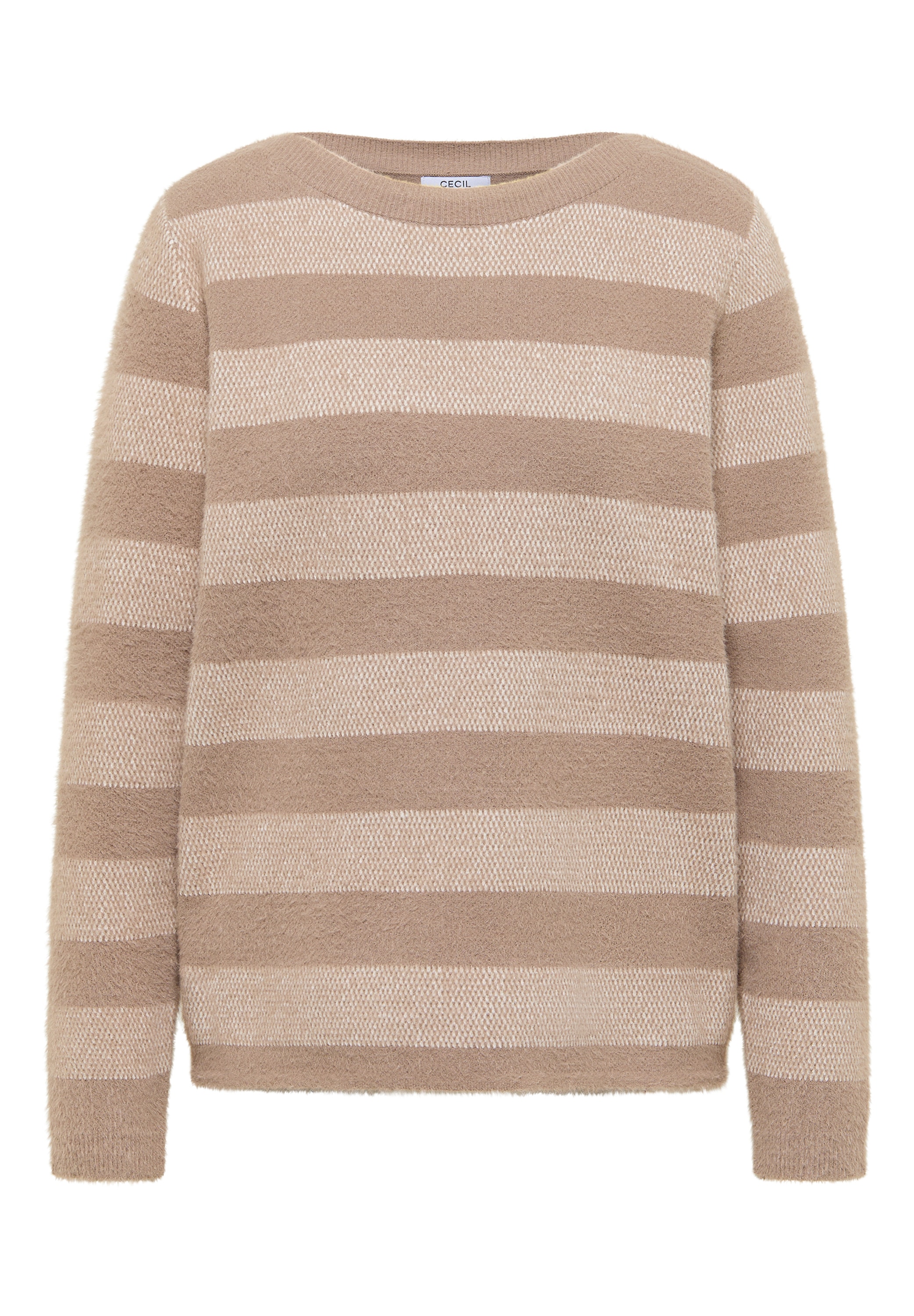 Cecil Pull à col rond mit Streifenmuster
