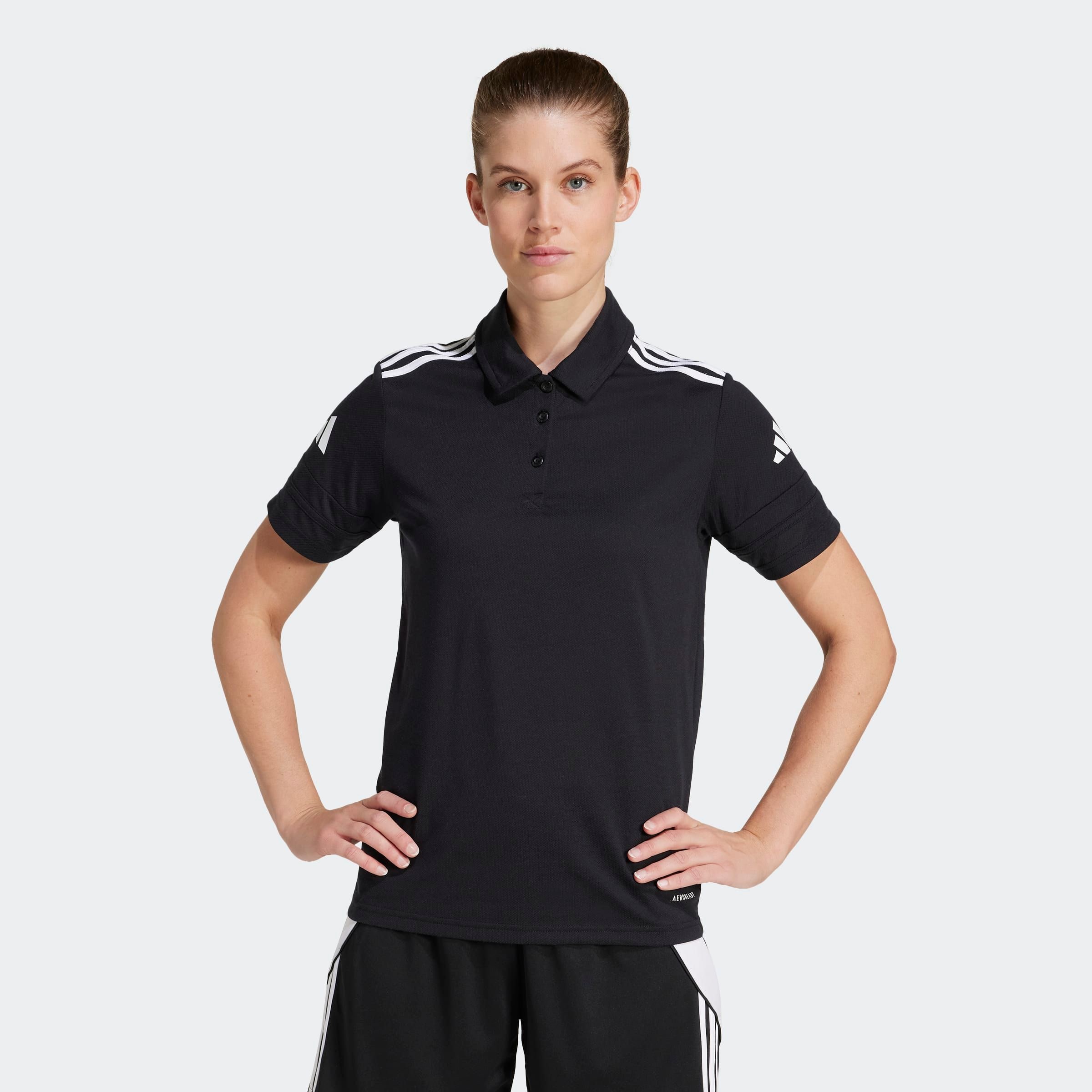 Image of adidas Performance Poloshirt "SQ25 C POLO W" sportlicher Stil, mit Druckknopfverschluss
