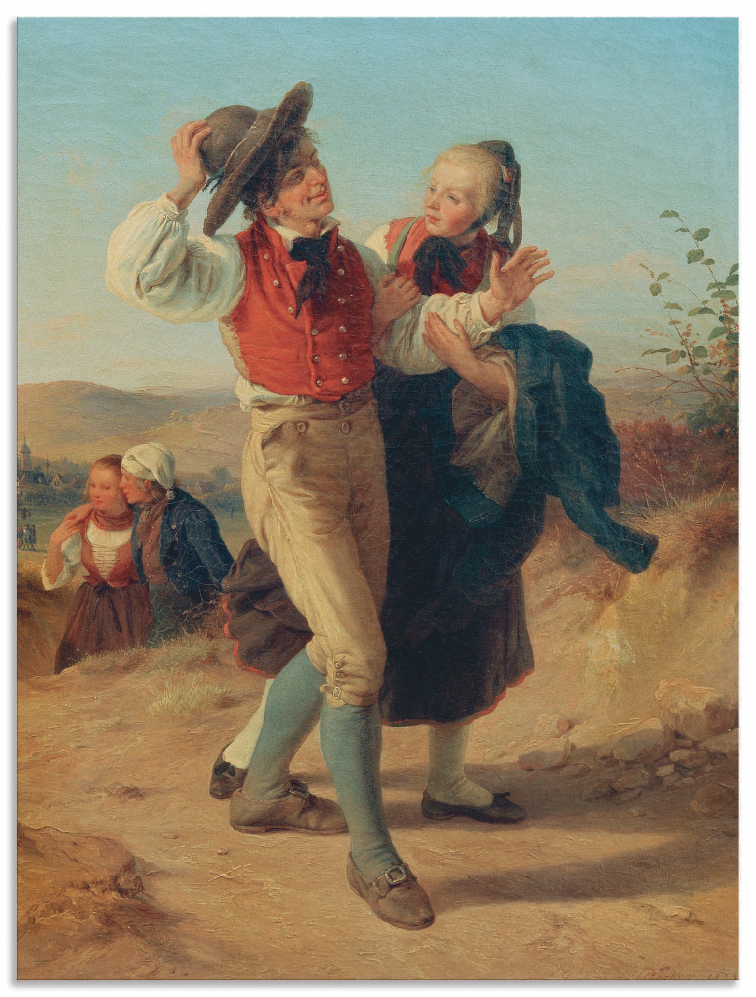 Image of Artland Wandbild »Jakob Becker«, Bilder von Liebespaaren, (1 St.), in vielen Grössen & Produktarten - Alubild / Outdoorbild für den Aussenbereich, Leinwandbild, Poster, Wandaufkleber / Wandtattoo auch für Badezimmer geeignet bei Ackermann Versand Schweiz