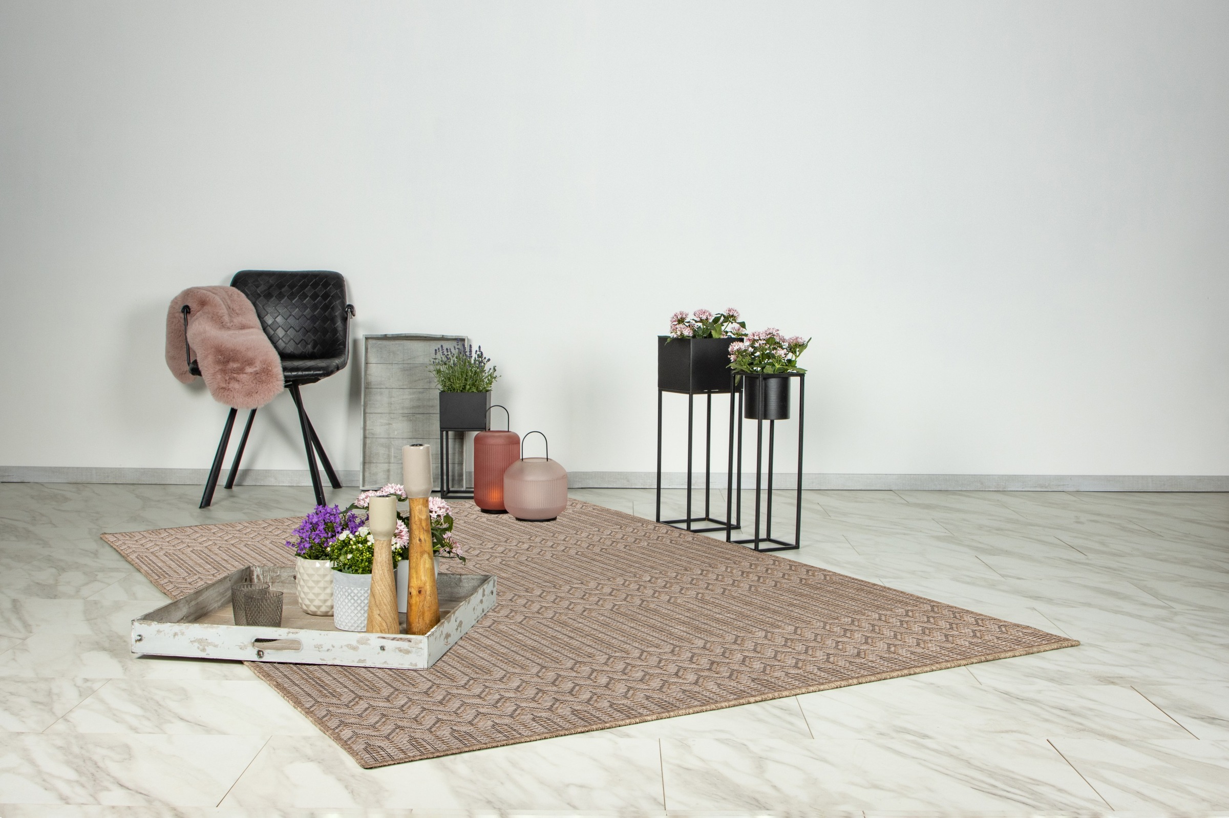 Kayoom Teppich »Sindra 125« rechteckig 9 mm Höhe Kurzflor