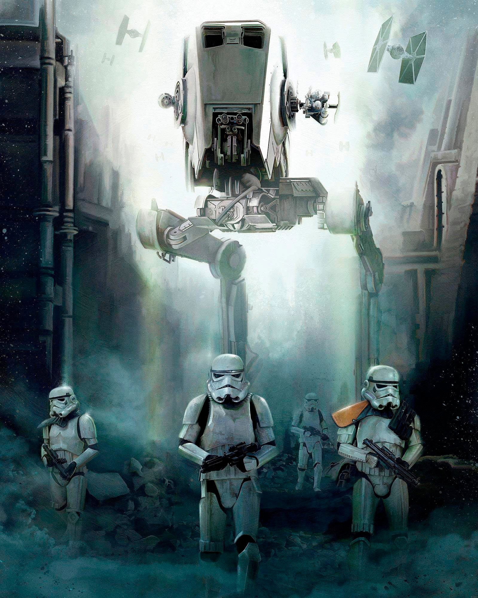 Image of Komar Vliestapete "Digitaldruck Vlies - Star Wars Imperial Forces - Grösse 200 x 250 cm" bedruckt glatt Kinderzimmer