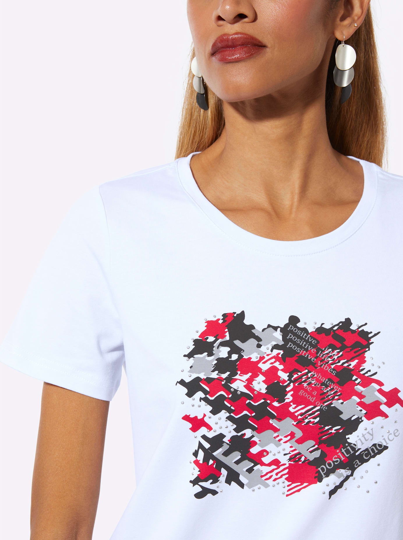 creation L Kurzarmshirt »Shirt« 1 tlg.