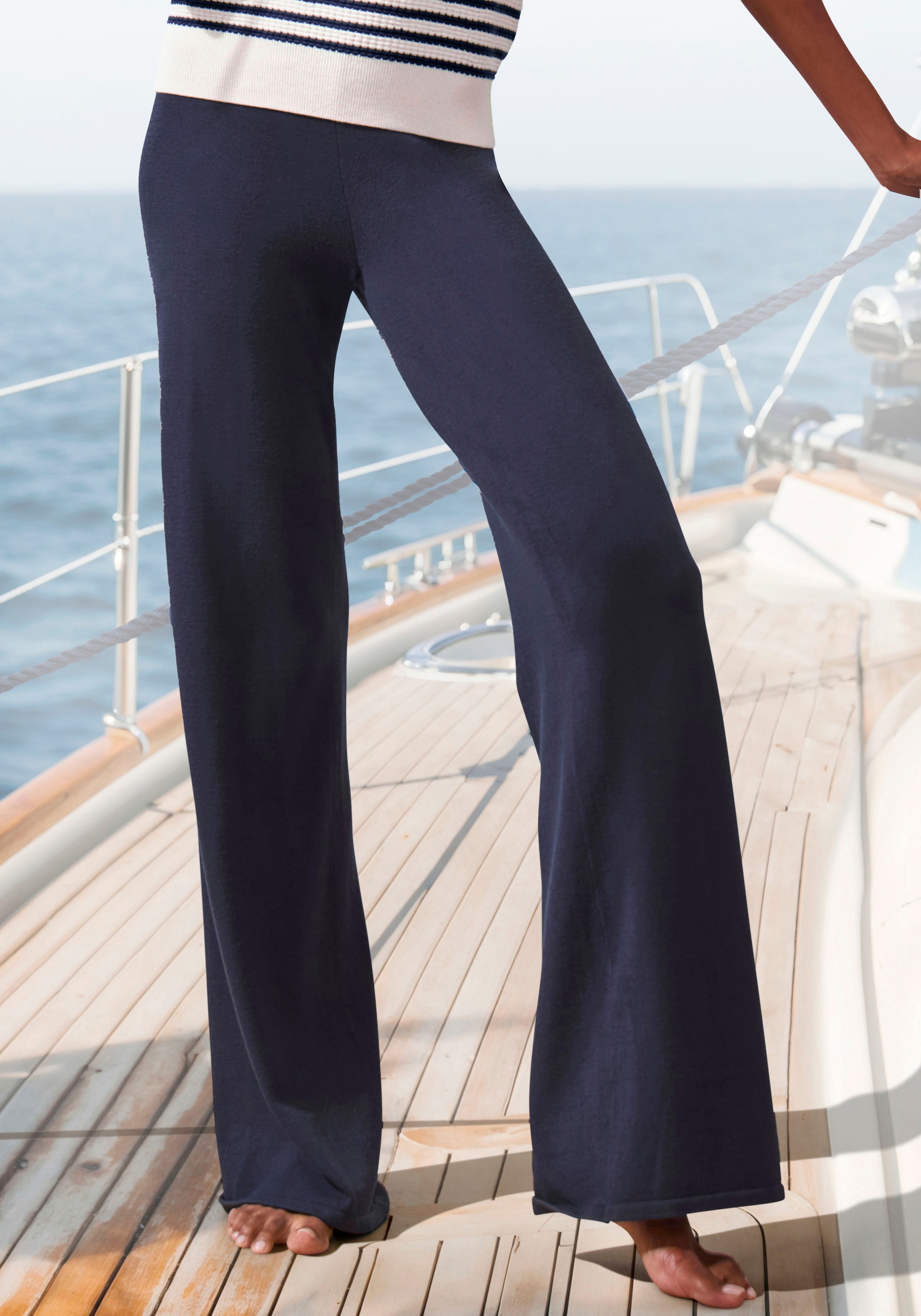 Image of French Connection Loungehose Relaxhose aus softem Feinstrick, Loungewear