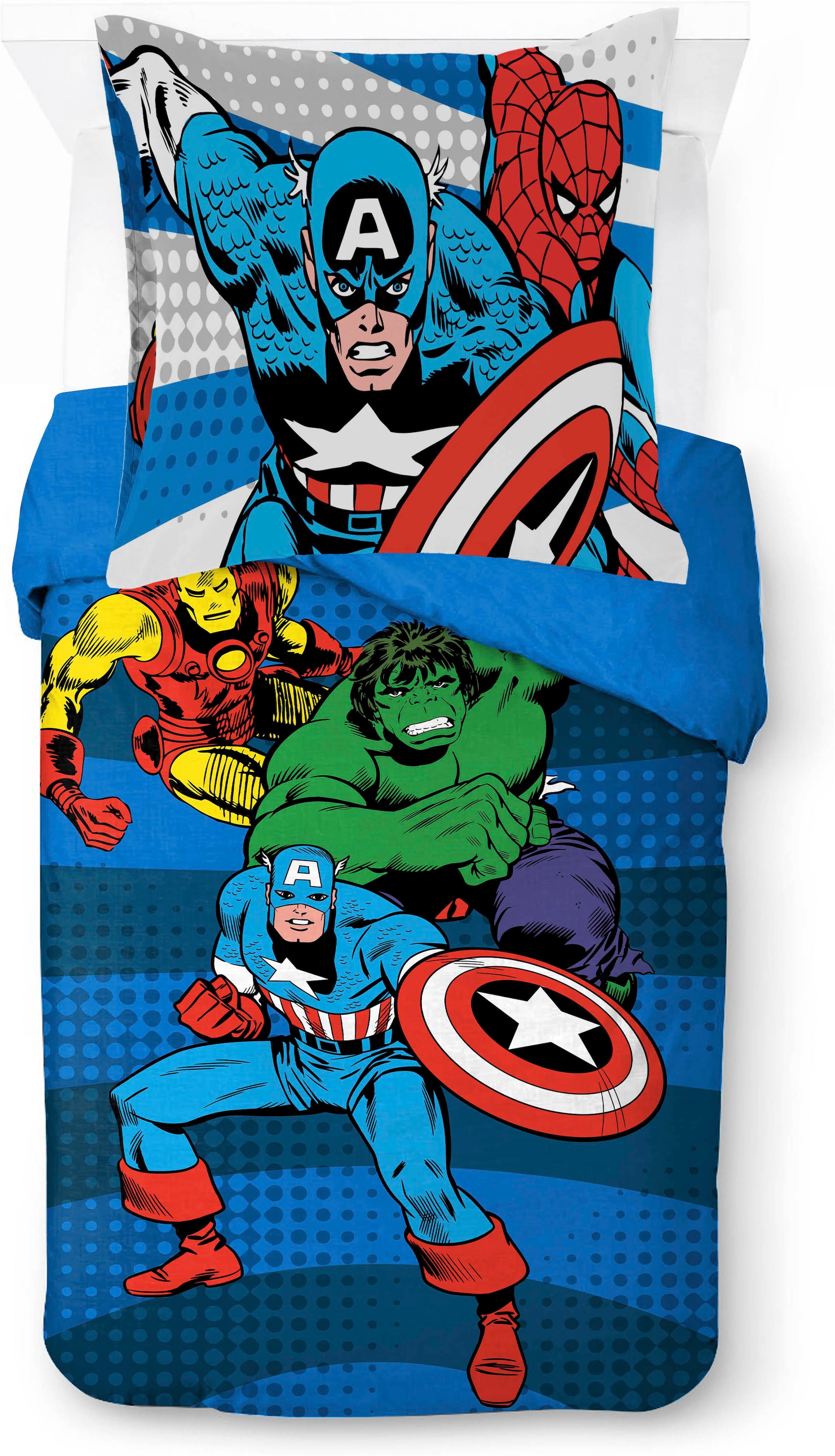 Image of MARVEL Kinderbettwäsche "Avengers Good Guys" 2 100% Baumwolle