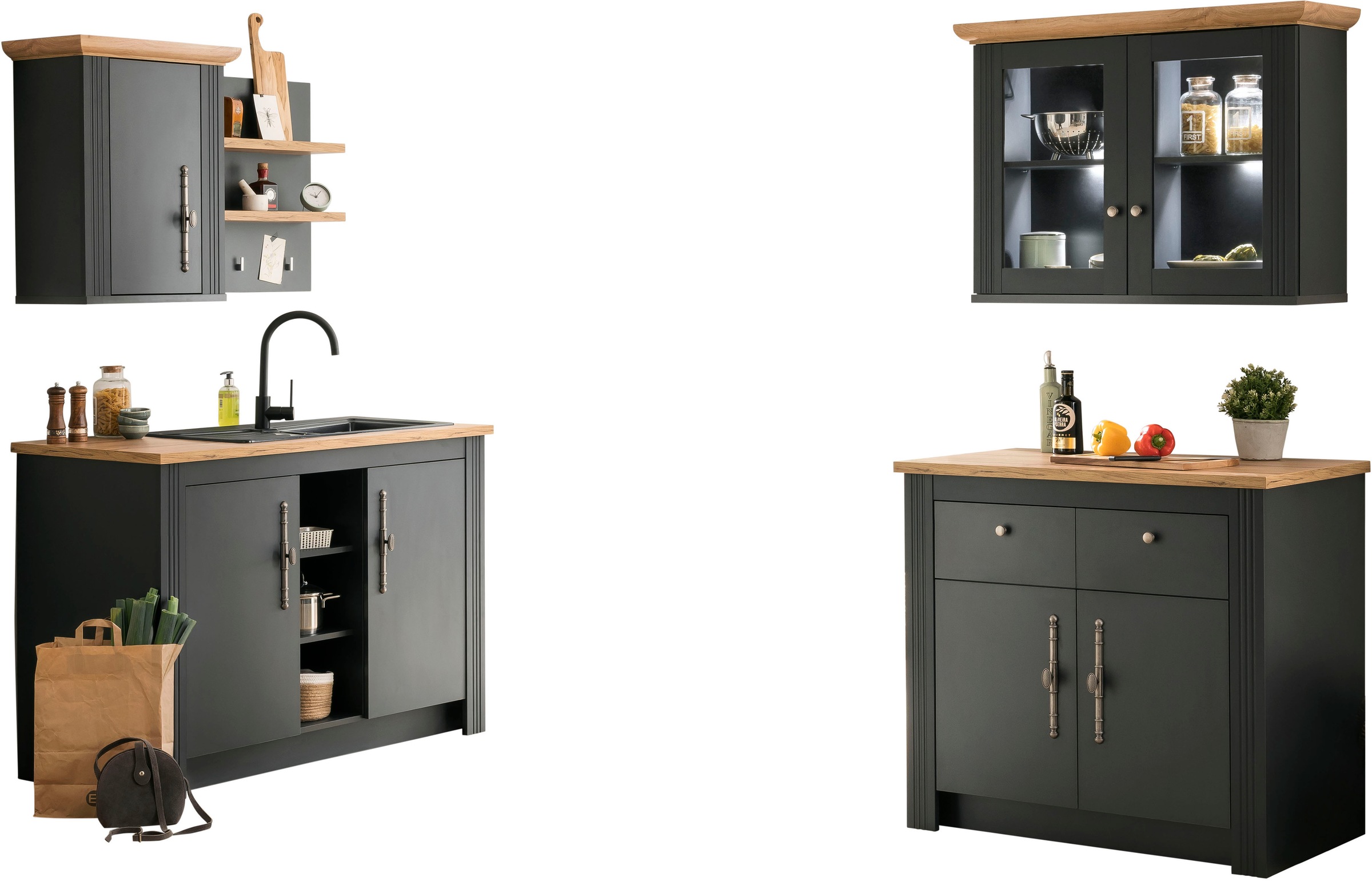 Image of GOODproduct Küche "KS-Westminster" Breite 226 cm, ohne E-Geräte