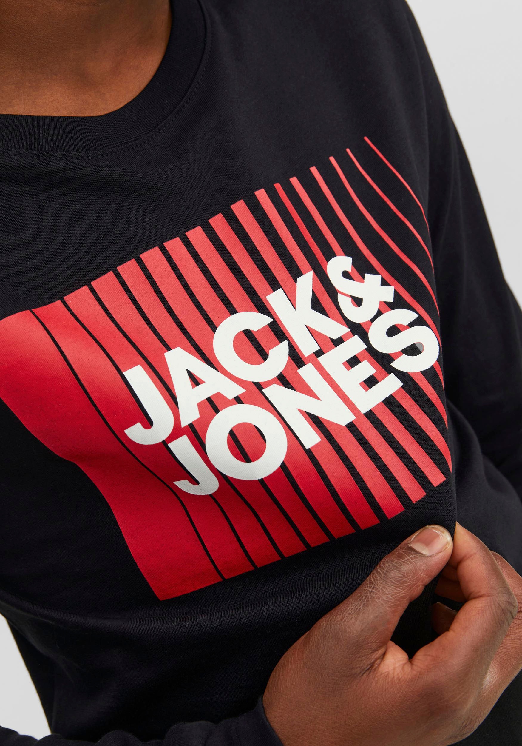 Jack & Jones Junior Langarmshirt »JJECORP LOGO TEE PLAY LS O-NECK NOOS JNR«