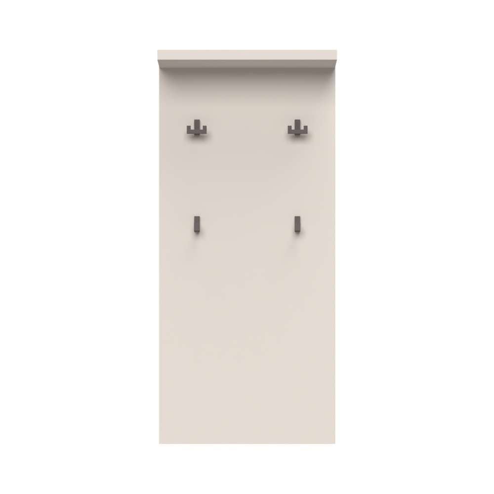 GOODproduct Panneau de vestiaire »Opera, Wandregal, mit Haken, mit Regal, in Kaschmirfarbe« porte-manteau mural, hauteur 100cm, avec 4 crochets