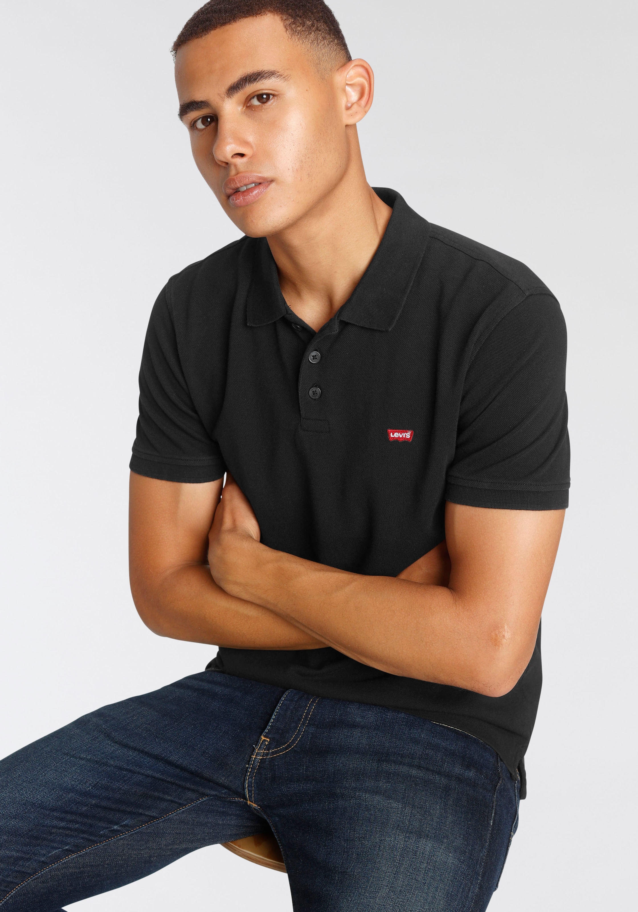 Levi's® Poloshirt »LE NEW LEVIS HM POLO«, mit kleinem Batwing-Logo