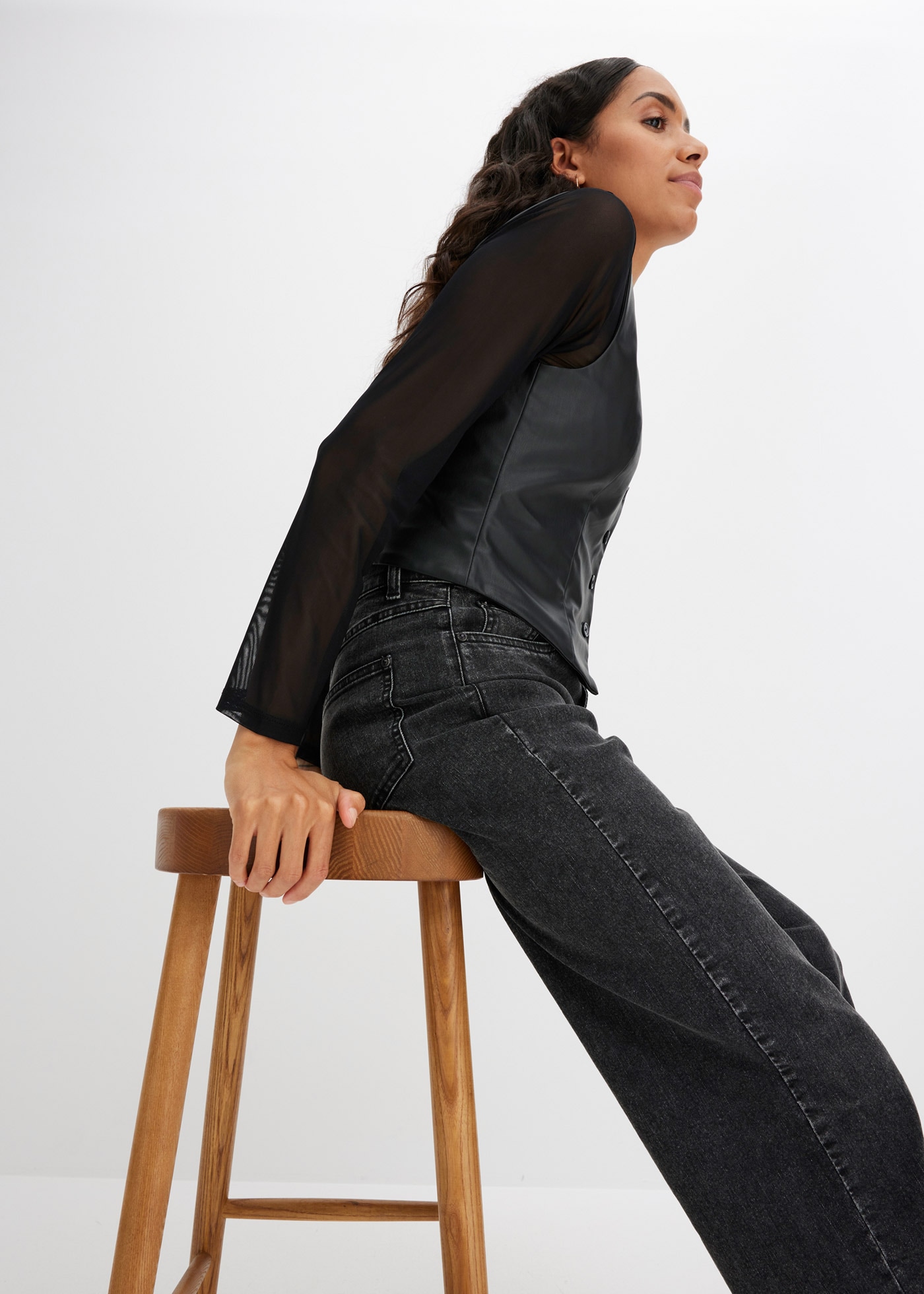 bonprix Lederimitatweste
