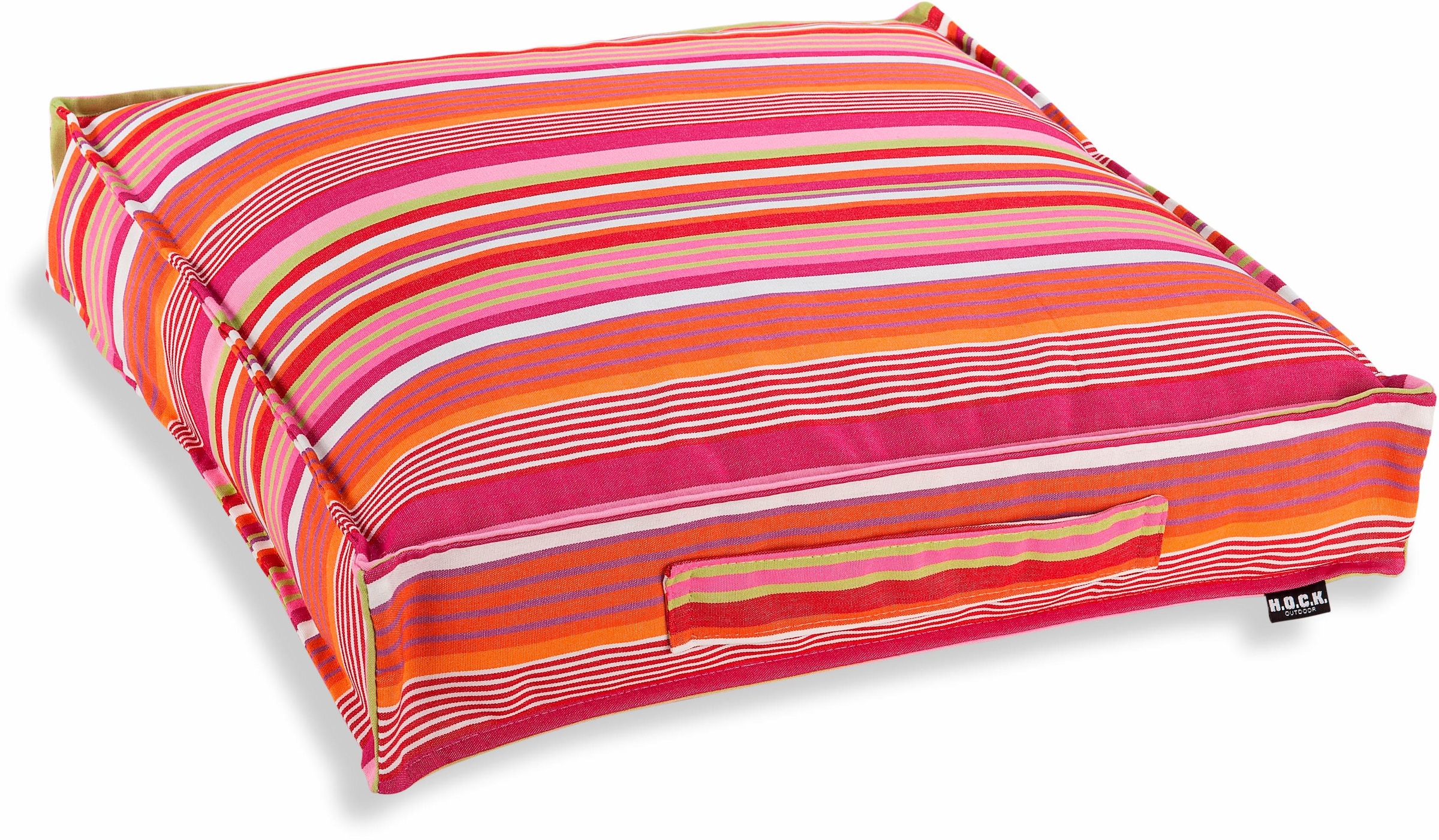 Image of H.O.C.K. Sitzkissen "Yucatan Stripes" mit Streifenmuster