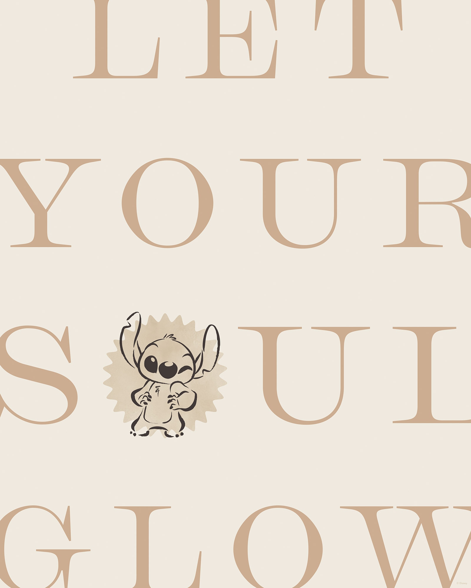 Komar Wandbild »Disney Lilo and Stitch Soul Glow« Disney Set, 1 Stk. tlg. 40 x 50 cm (Breite x Höhe) - Kinderzimmer, Dekoration