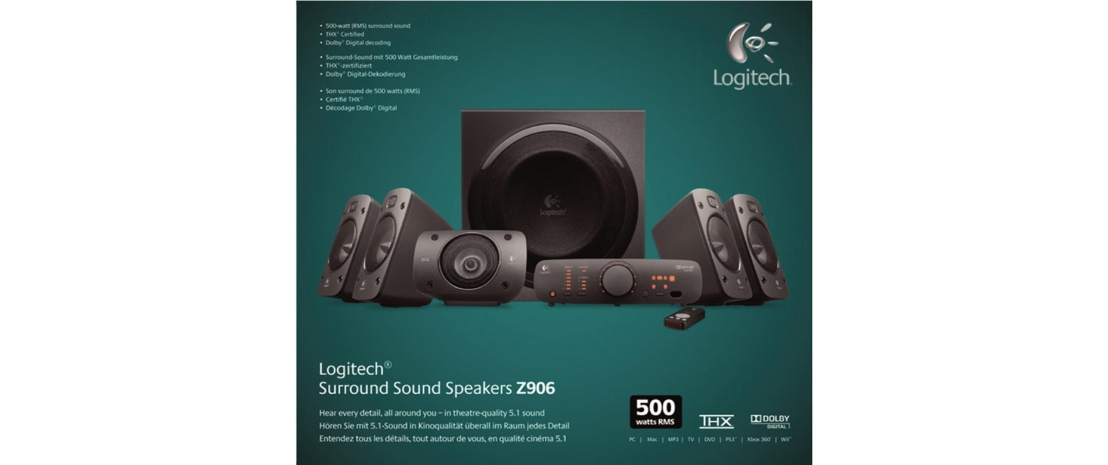 Logitech PC-Lautsprecher »Z906«