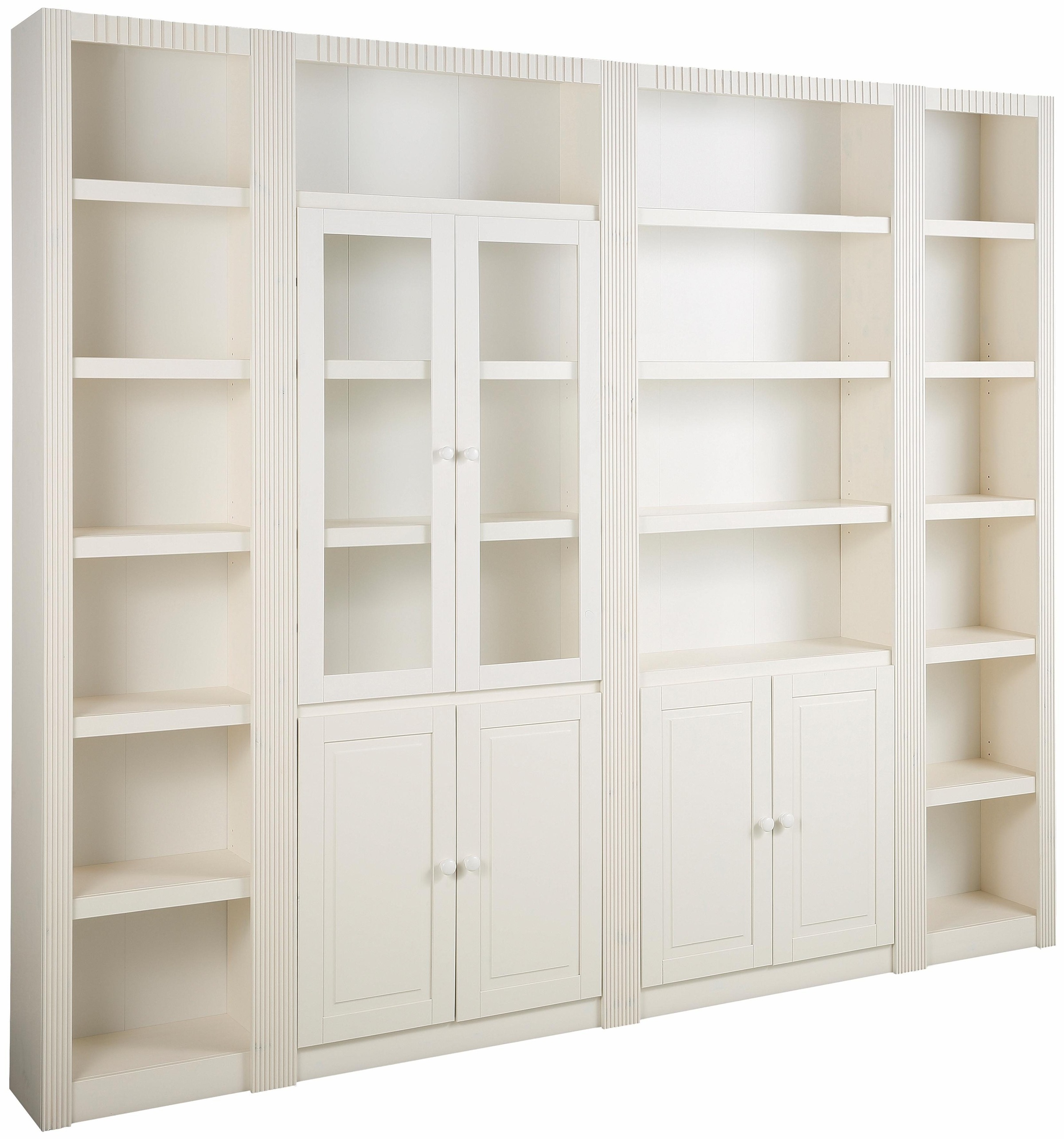 Image of GOODproduct Bücherwand "Bergen" aus massivem schönen Kiefernholz, Breite 255 cm