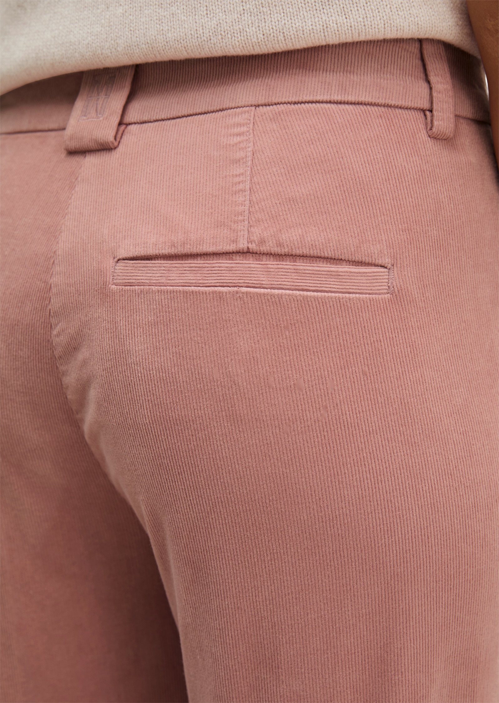 Marc O'Polo Pantalon en velours côtelé »MARTHE FLARED«  en coton stretch, coupe évasée