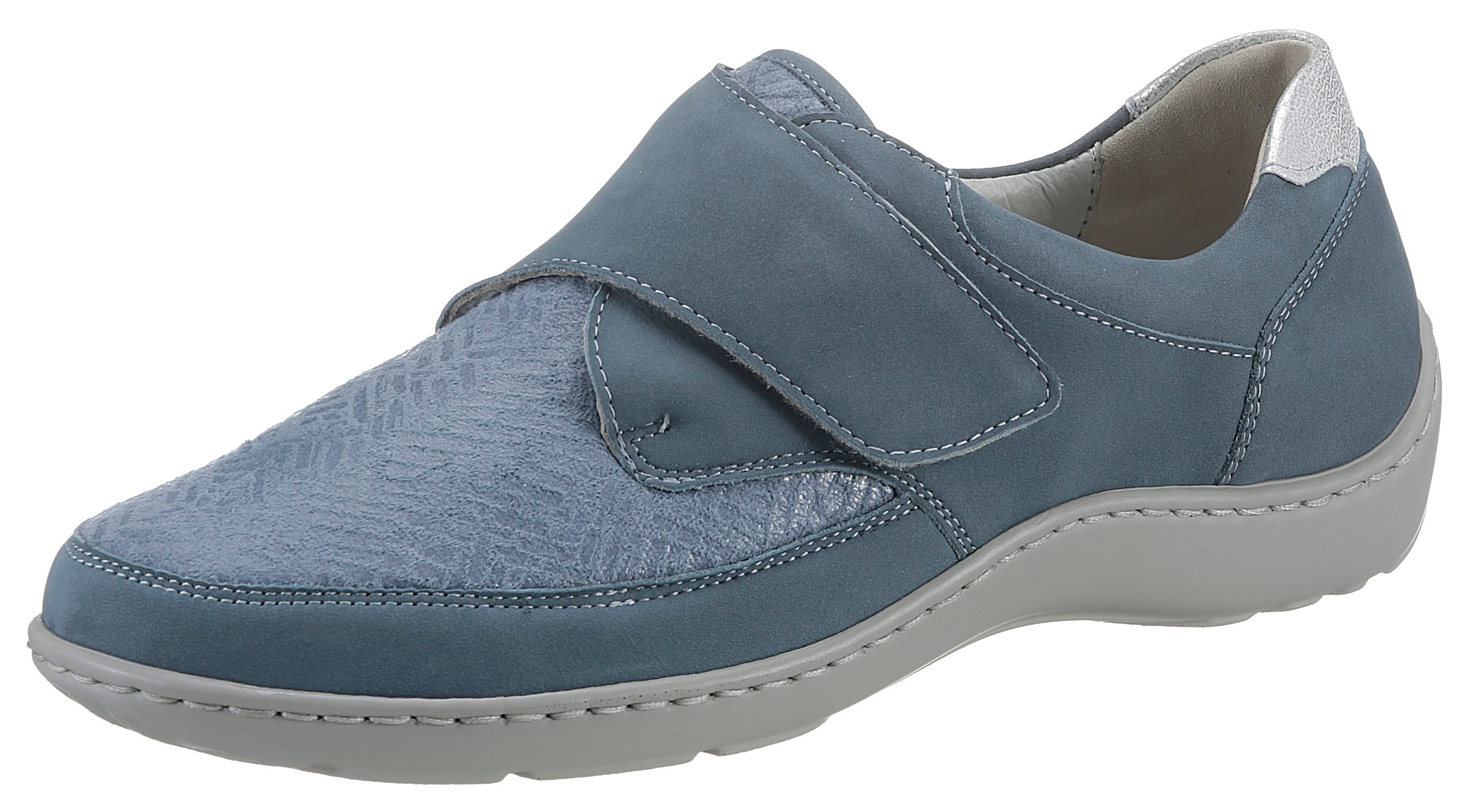 Waldläufer Klettschuh »HENNI-Soft«, Komfortschuh, Freizeitschuh mit Textil-Stretch, H-Weite