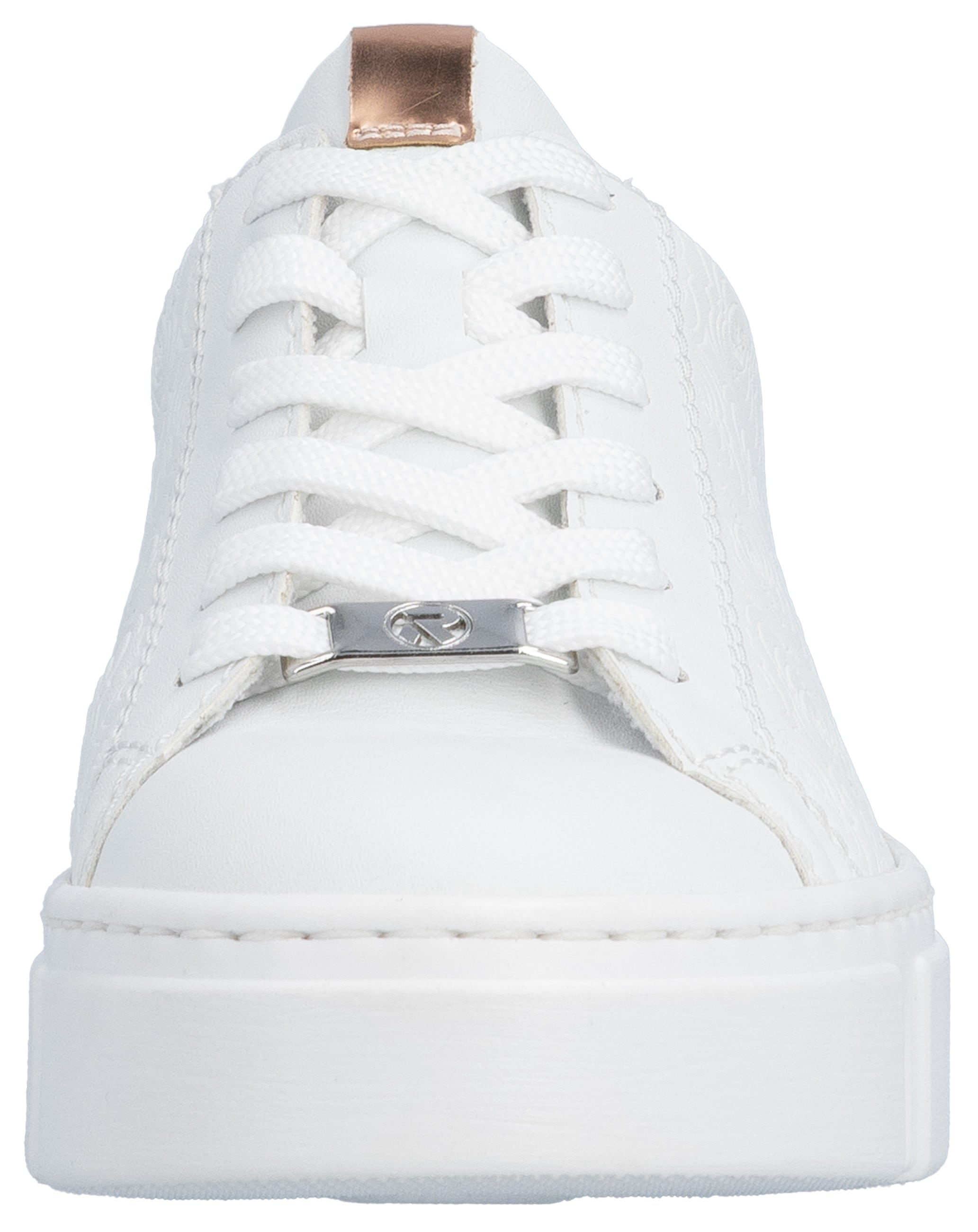 Rieker Baskets à plateforme  mit metallicfarbenen Akzenten, Freizeitschuh, Halbschuh, Schnürschuh