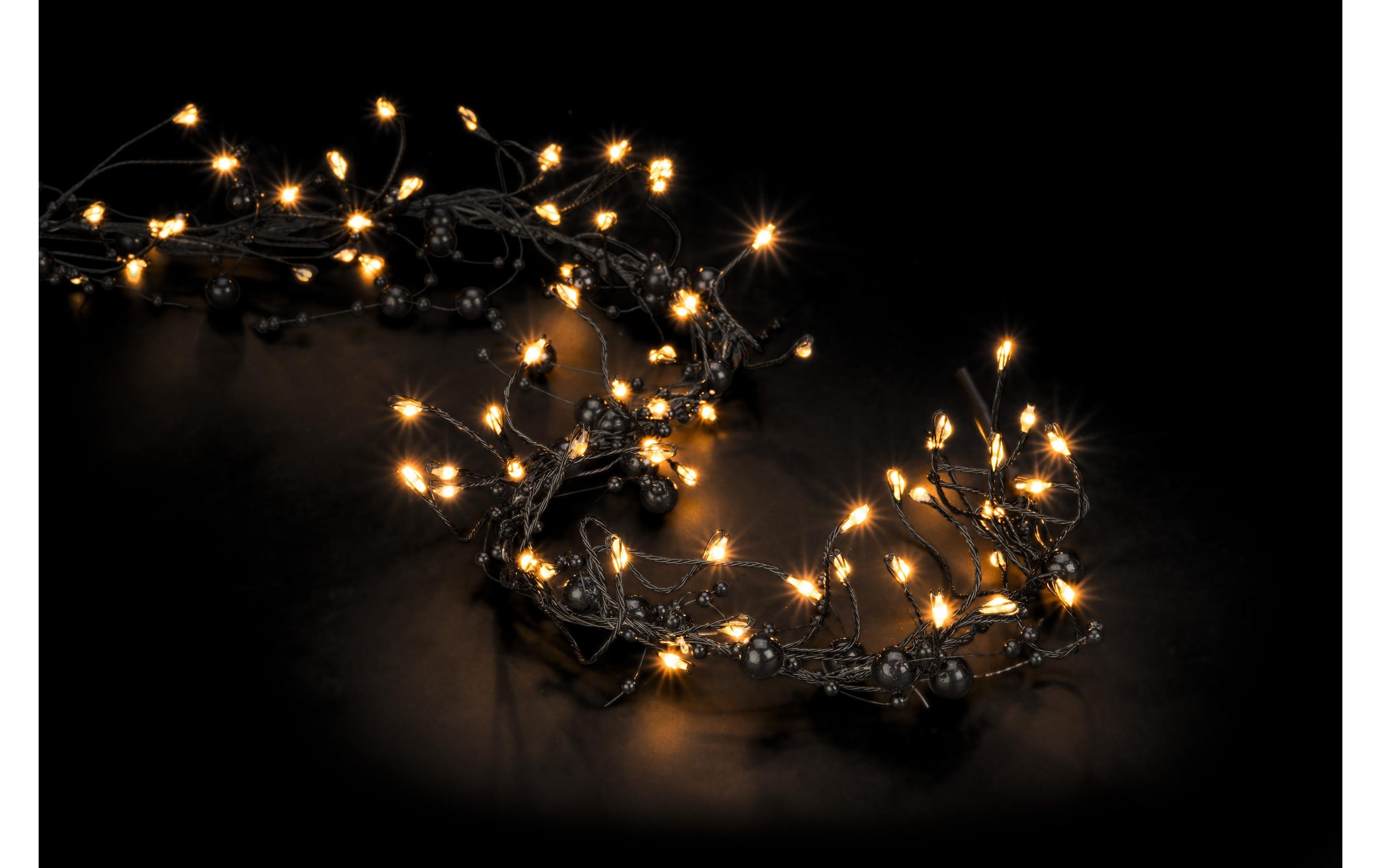 STT LED-Lichterkette »Angel Cluster 200 Lampen 2m Schwarz«