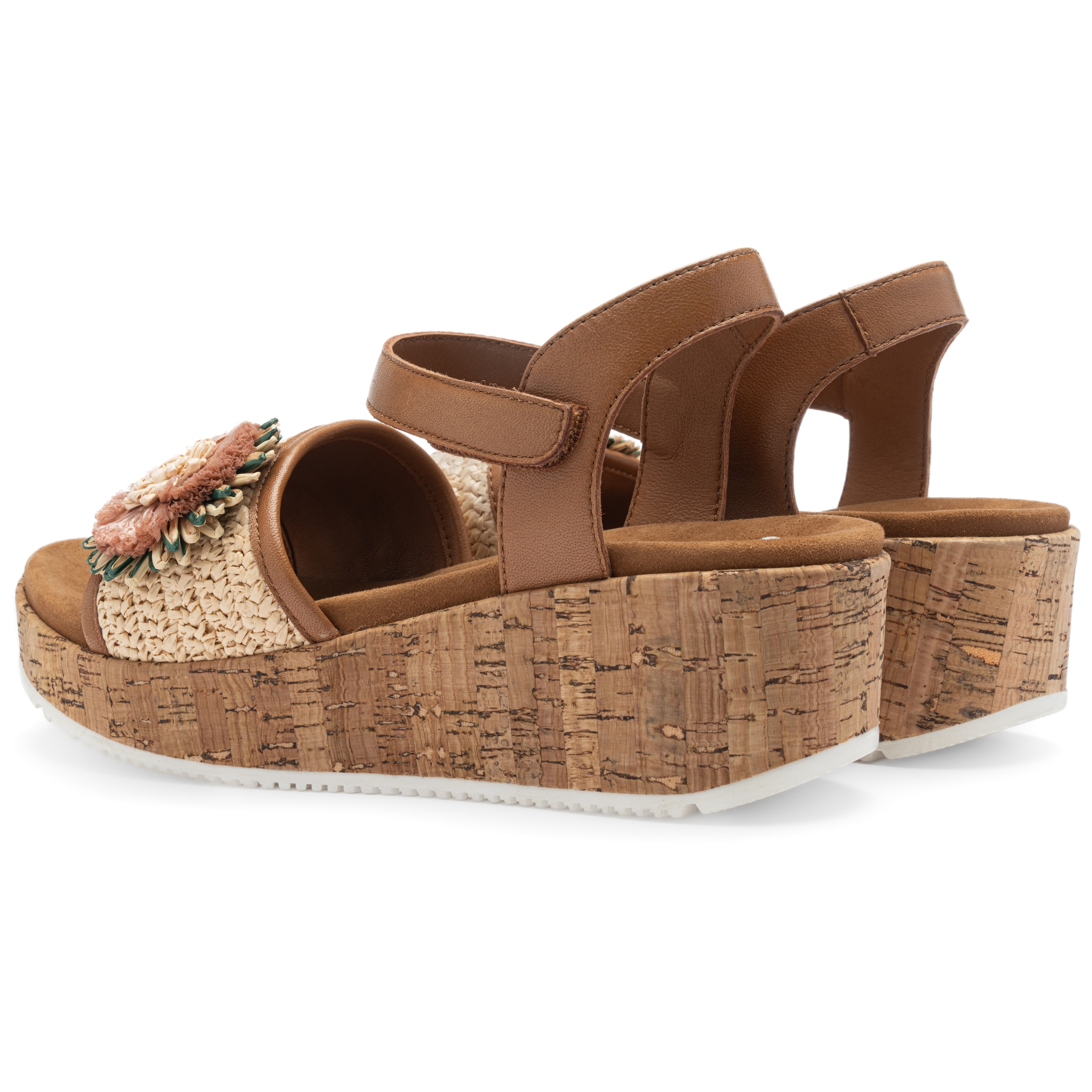 Ara Sandales compensées »RIMINI«  Plateforme, sandale à brides, chaussure d'été avec belle fleur, largeur G