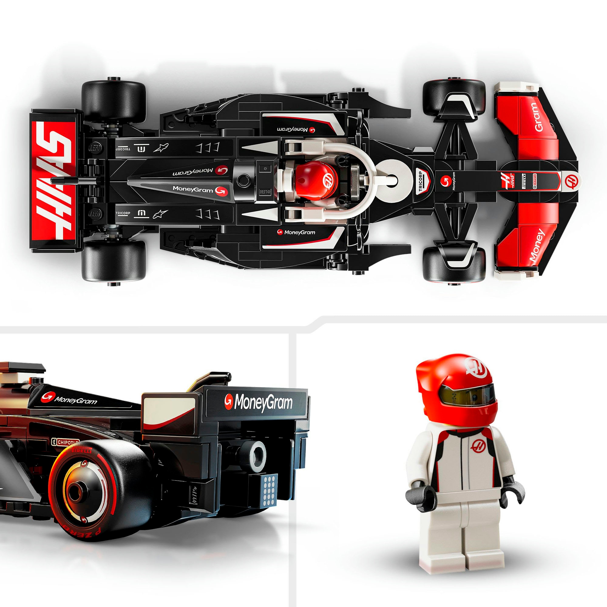 LEGO® Pions de construction »MoneyGram Haas F1® Team VF-24 Rennauto (77250), LEGO® Speed Champions« Made in Europe