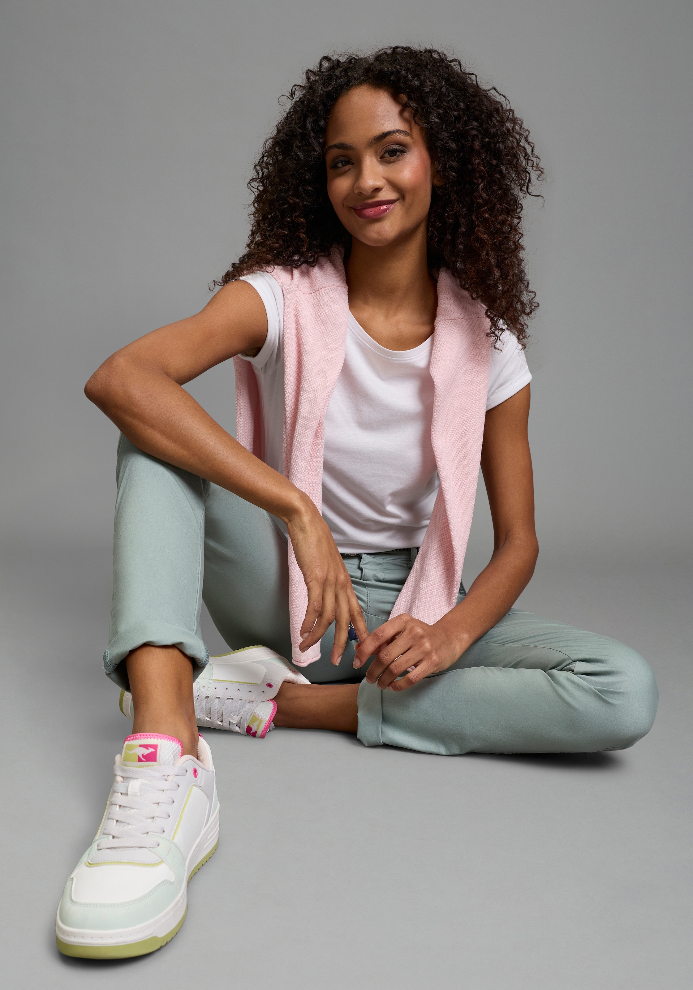 KangaROOS Chinos  forme étroite, à nouer avec cordon